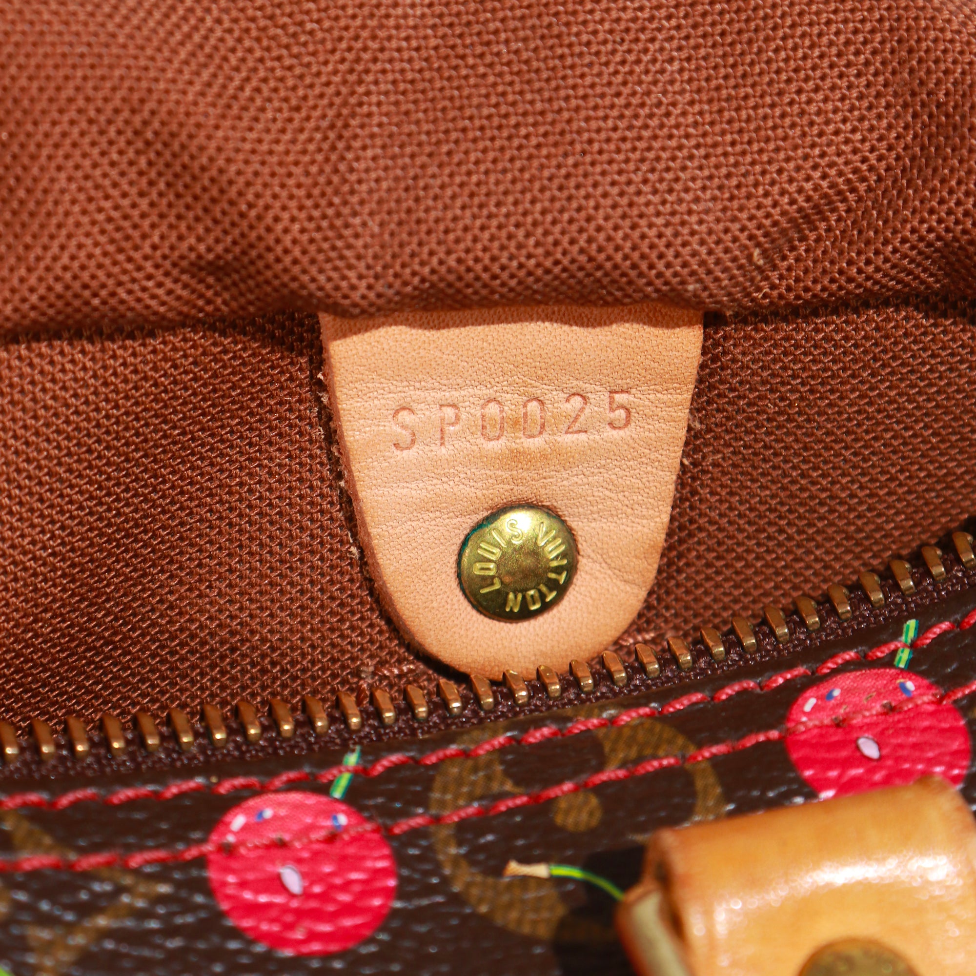 LOUIS VUITTON - Sac à main Speedy 25 en toile monogramme Murakami Cerises