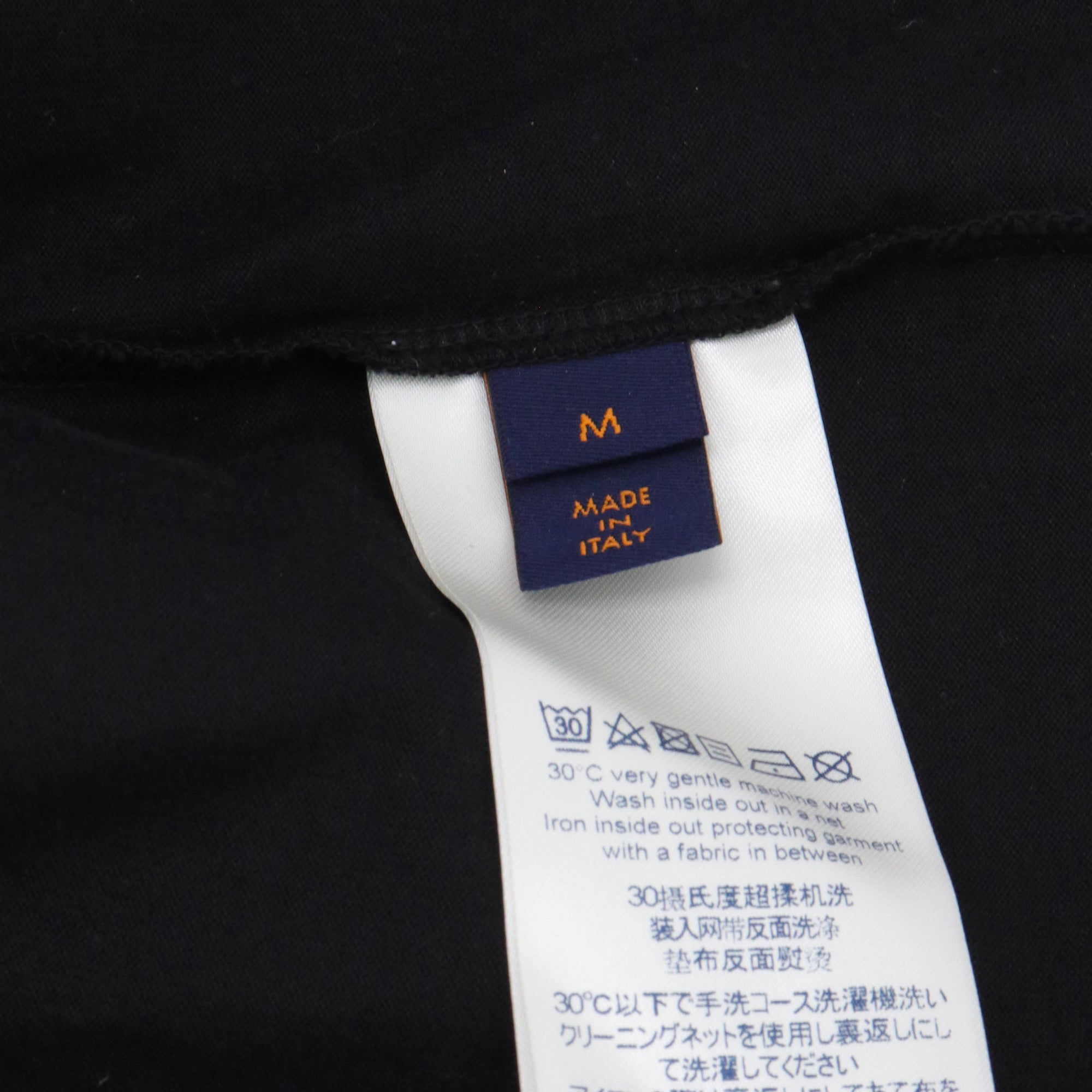 LOUIS VUITTON - Tee shirt LV Louis Vuitton en coton noir (M)