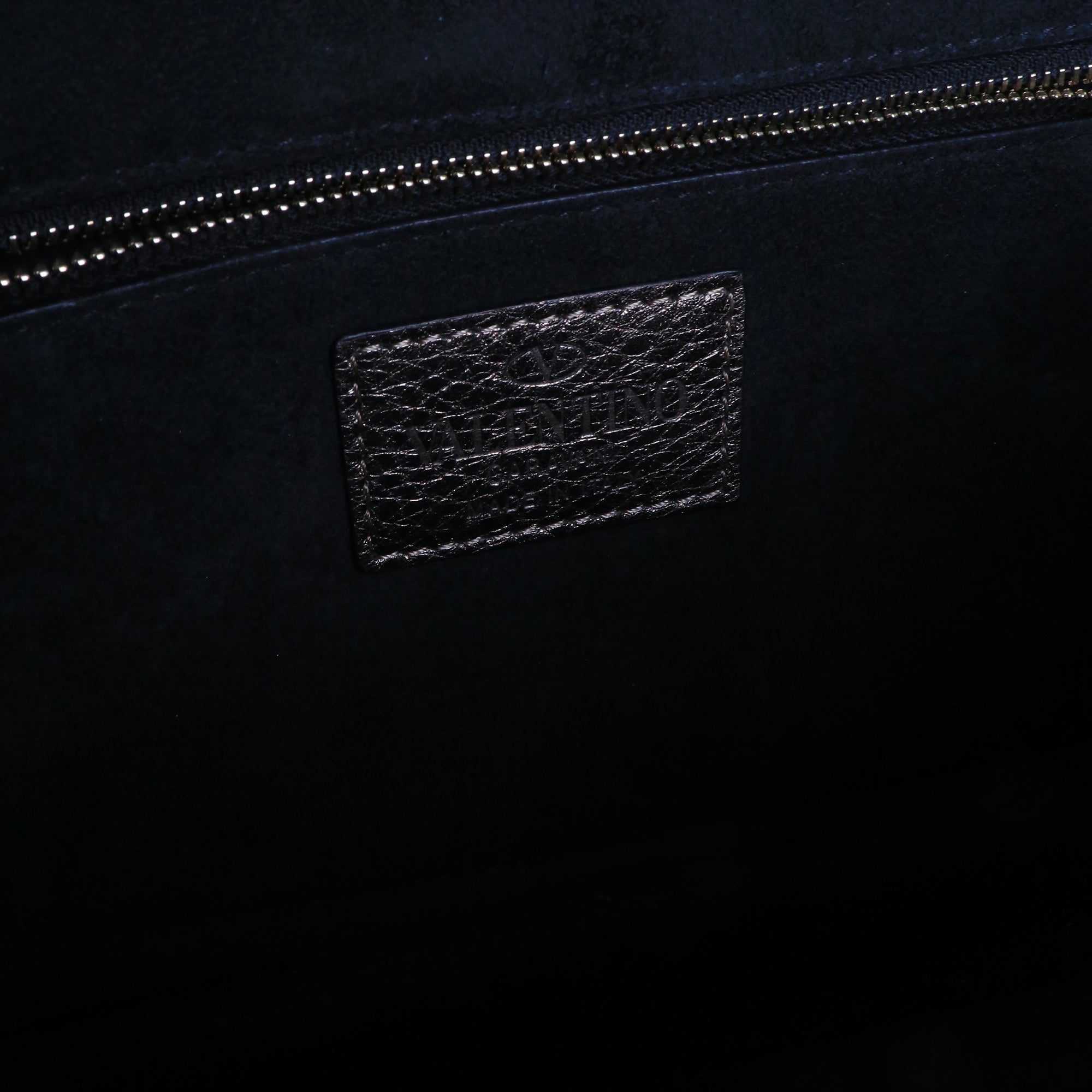 VALENTINO - Sac à bandoulière Glam Lock Valentino en cuir grainé doré métallisé