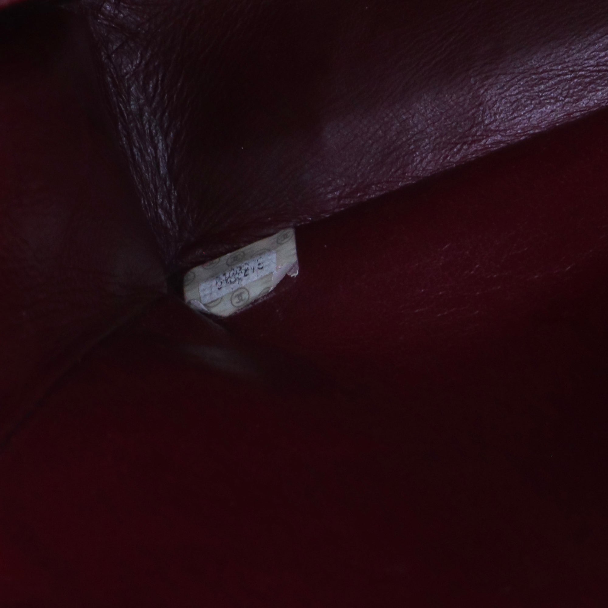 CHANEL - Sac à main Timeless/Classique medium Chanel double flap en cuir matelassé noir vintage