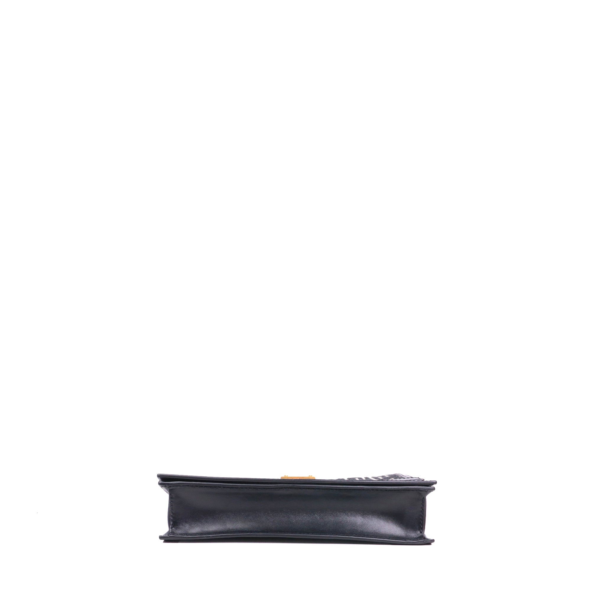 BALMAIN - B-Buzz 22 shoulder bag in leather and canvas