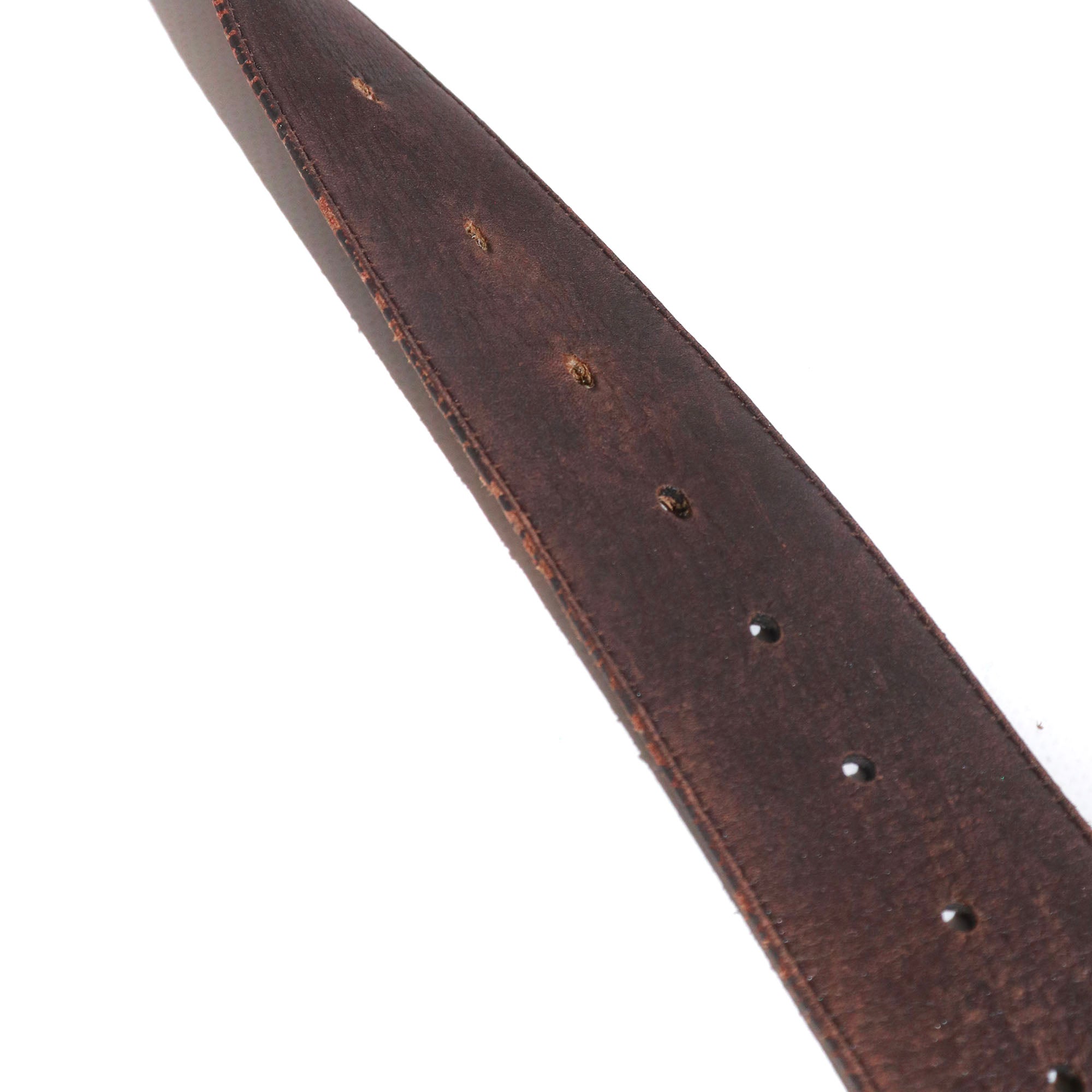 PRADA - Ceinture en python marron vintage (T85)
