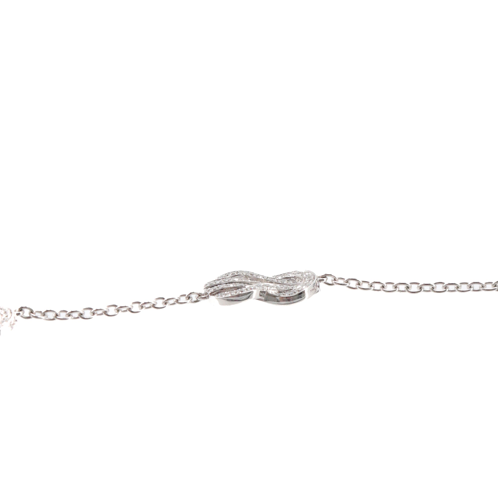 FRED - Bracelet Chance Infinie Fred en or blanc orné de diamants
