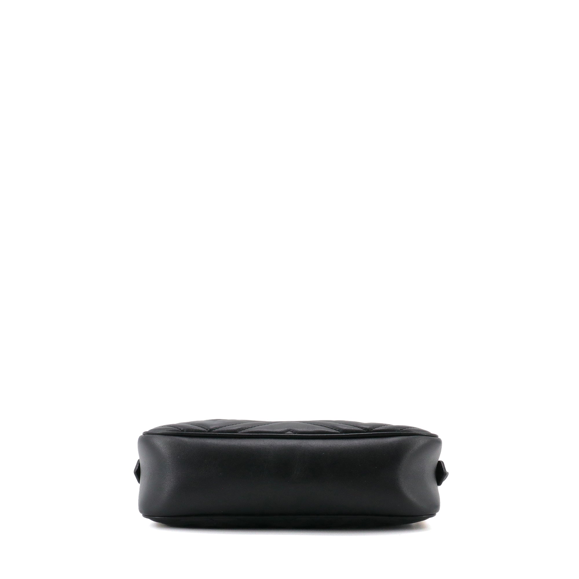 GUCCI - Sac à bandoulière Caméra GG Marmont Gucci matelassé en cuir noir