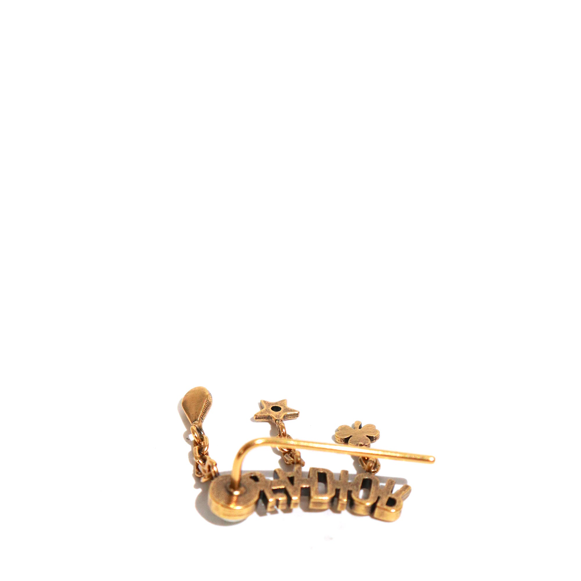 DIOR - J'Adior Dior earrings with gold charms
