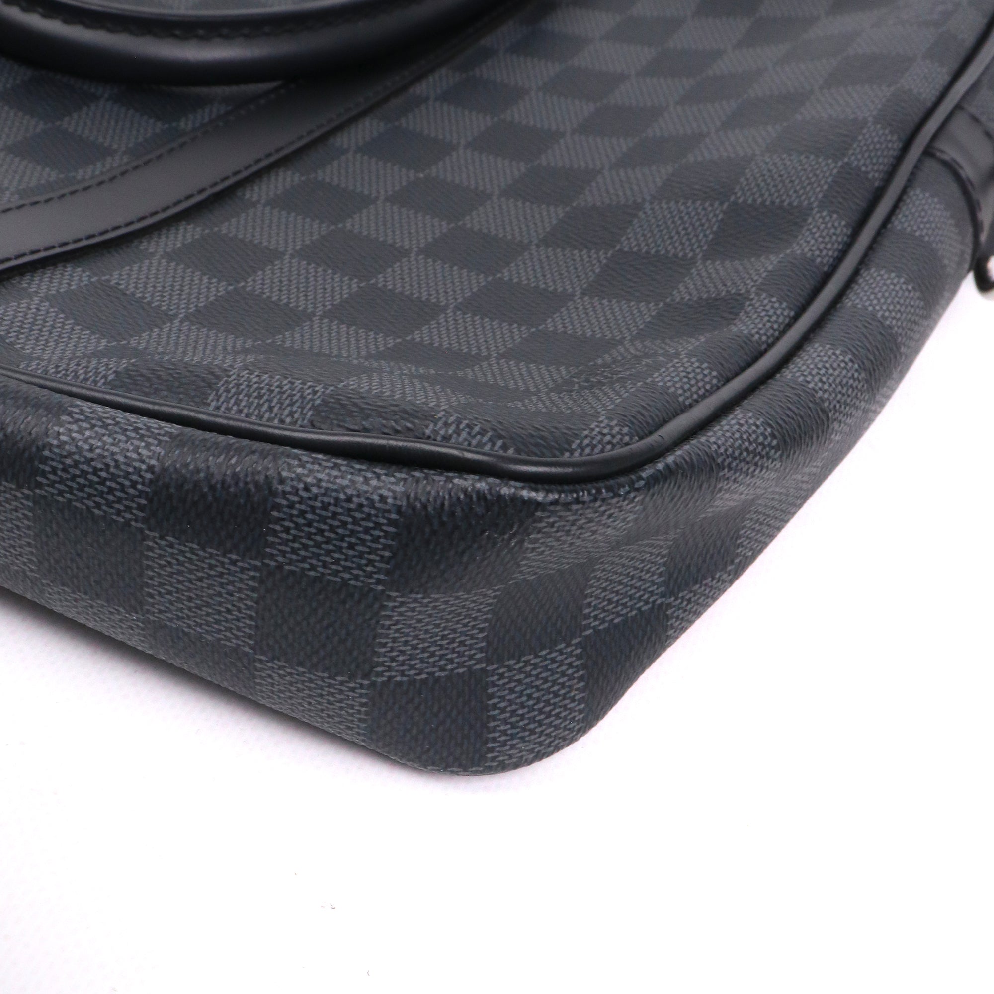 LOUIS VUITTON - Porte-documents Voyage NM Louis Vuitton en toile enduite damier graphite