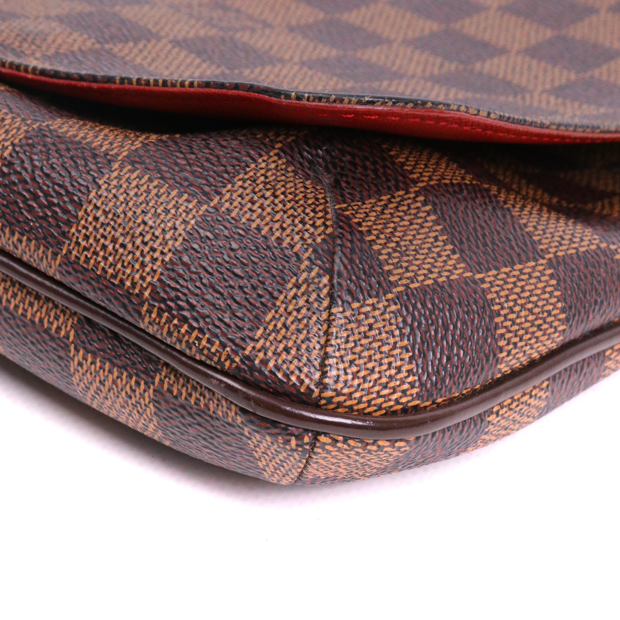 LOUIS VUITTON - Sac à bandoulière Musette Salsa PM Louis Vuitton en toile damier ébène