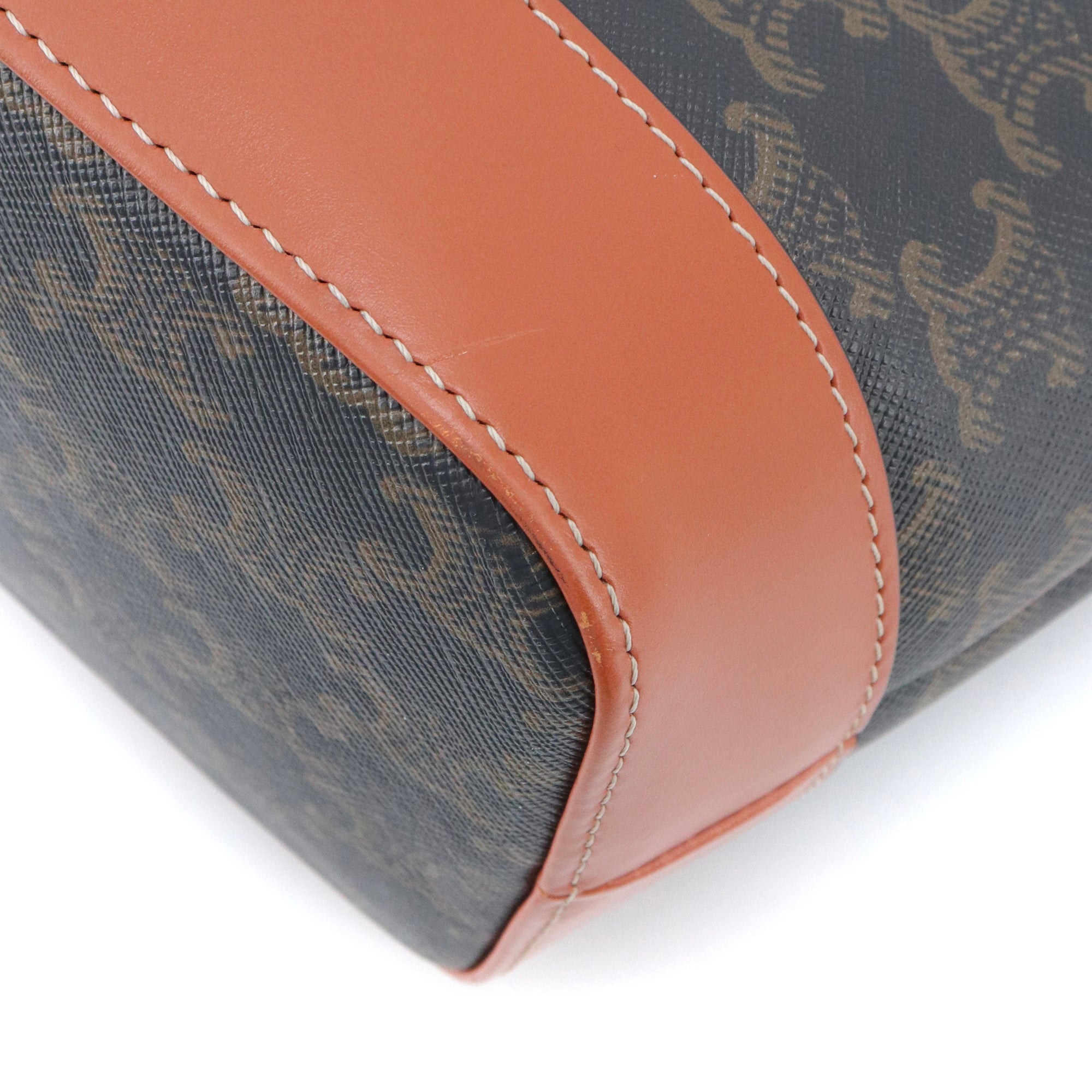 CELINE - Celine PM Bucket Shoulder Bag in Monogrammed Coated Canvas