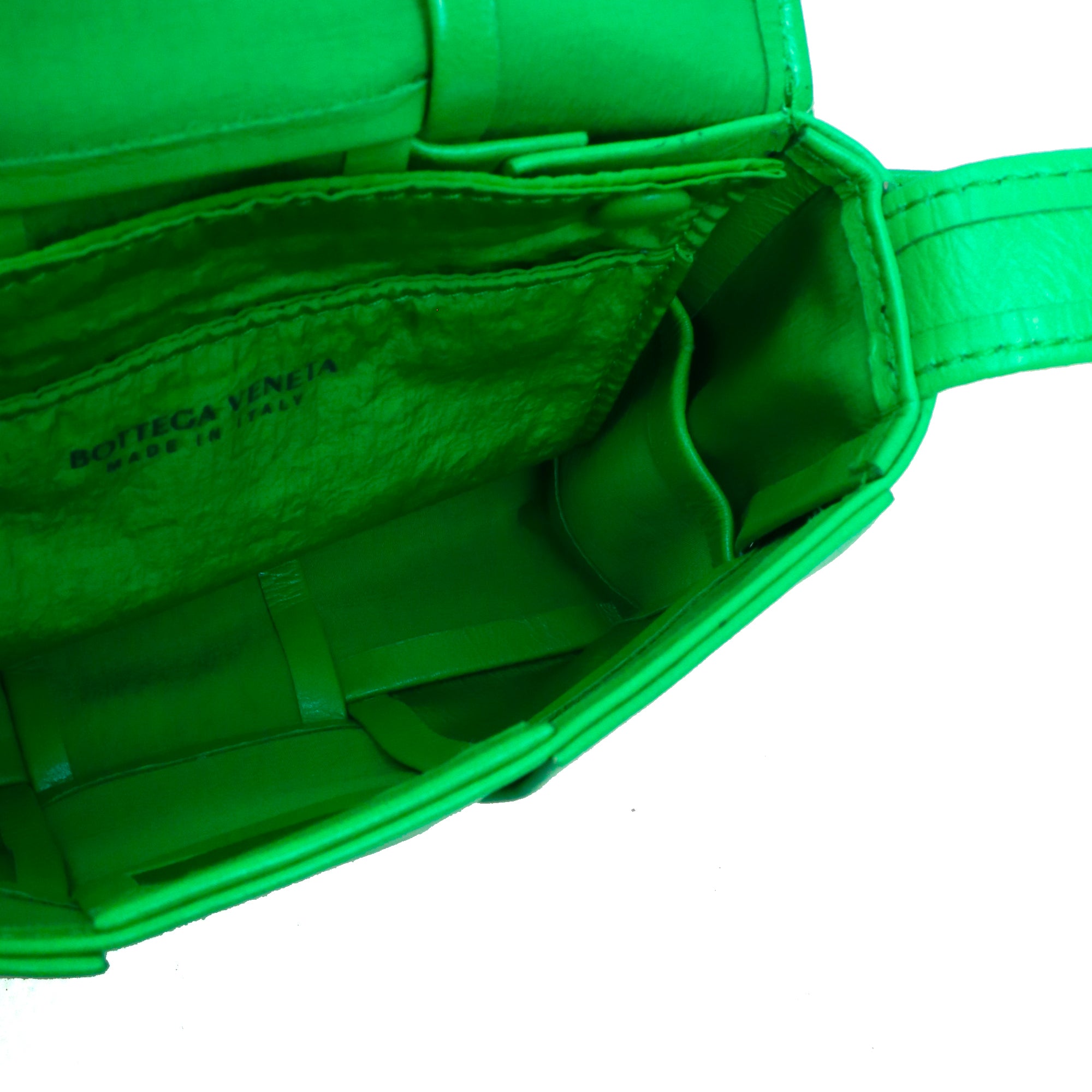 BOTTEGA VENETA - Cassette mini belt bag in purple smooth leather