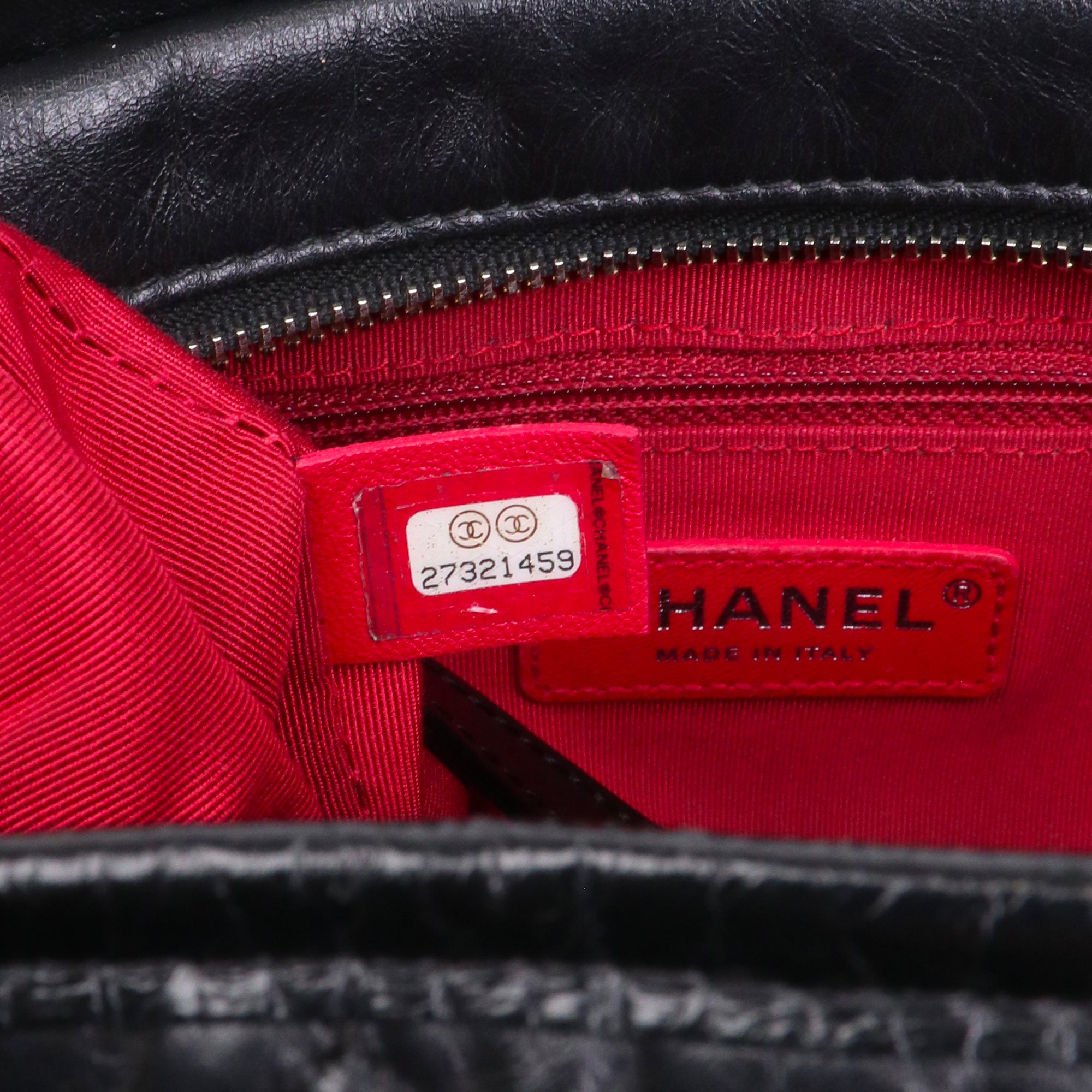 CHANEL - Sac à bandoulière Gabrielle GM Chanel en cuir noir