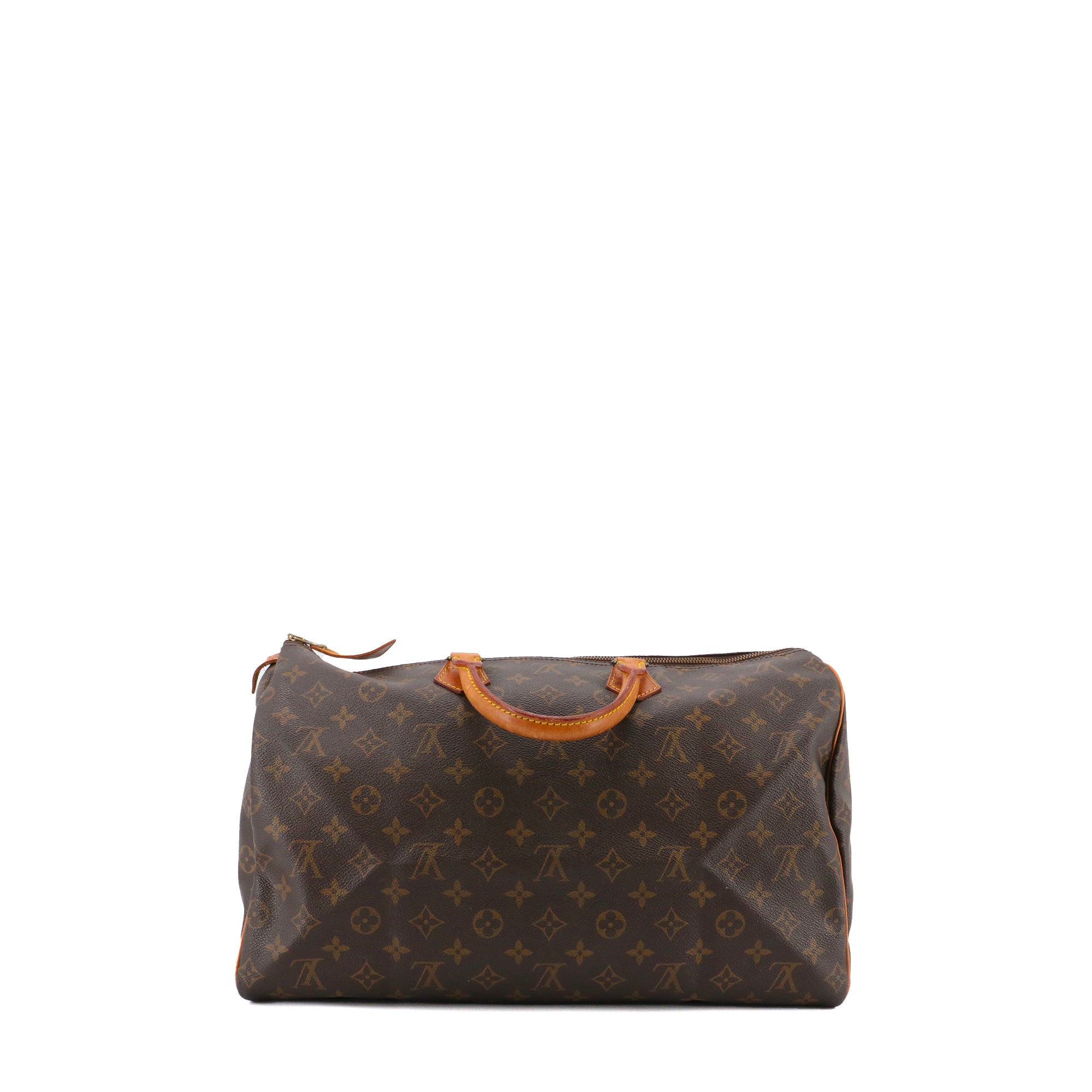 LOUIS VUITTON - Sac à main Speedy 40 Louis Vuitton en toile monogrammée vintage