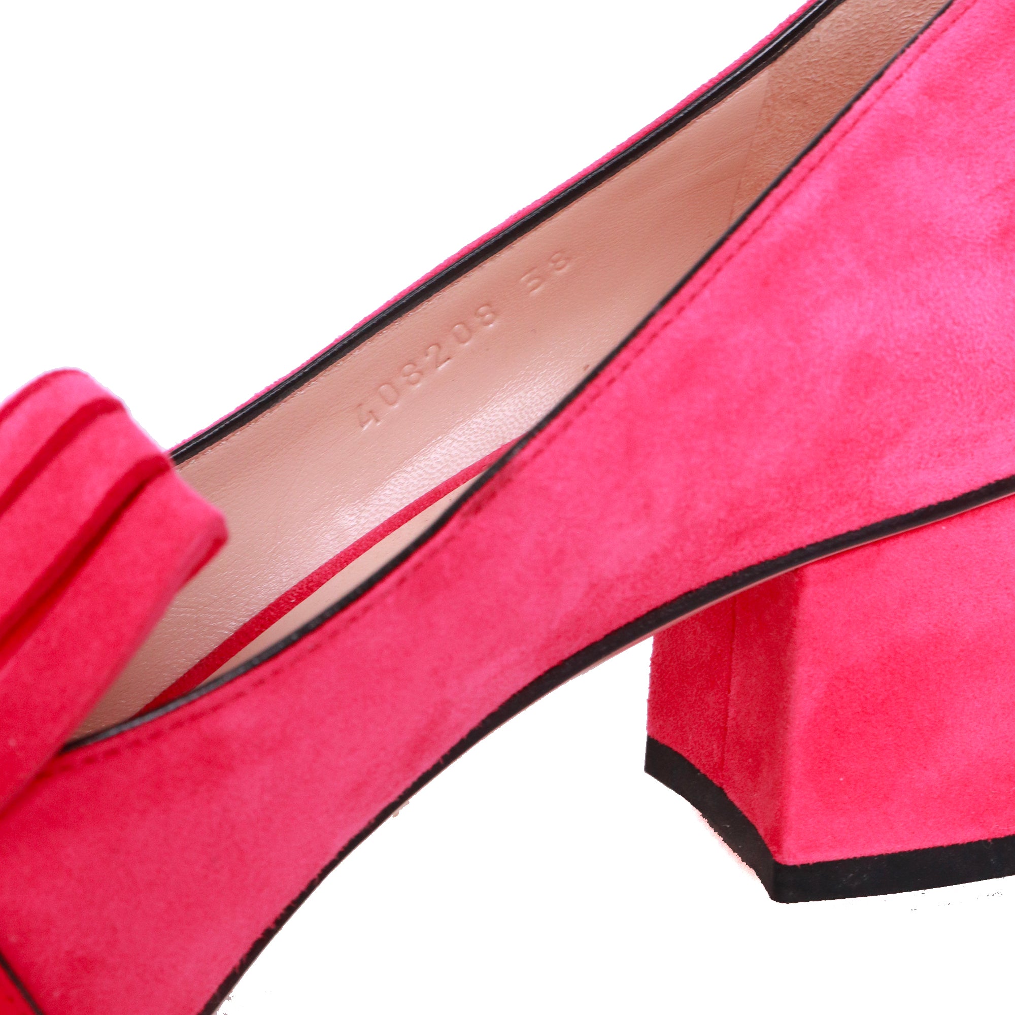 GUCCI - Black leather pumps (T37)