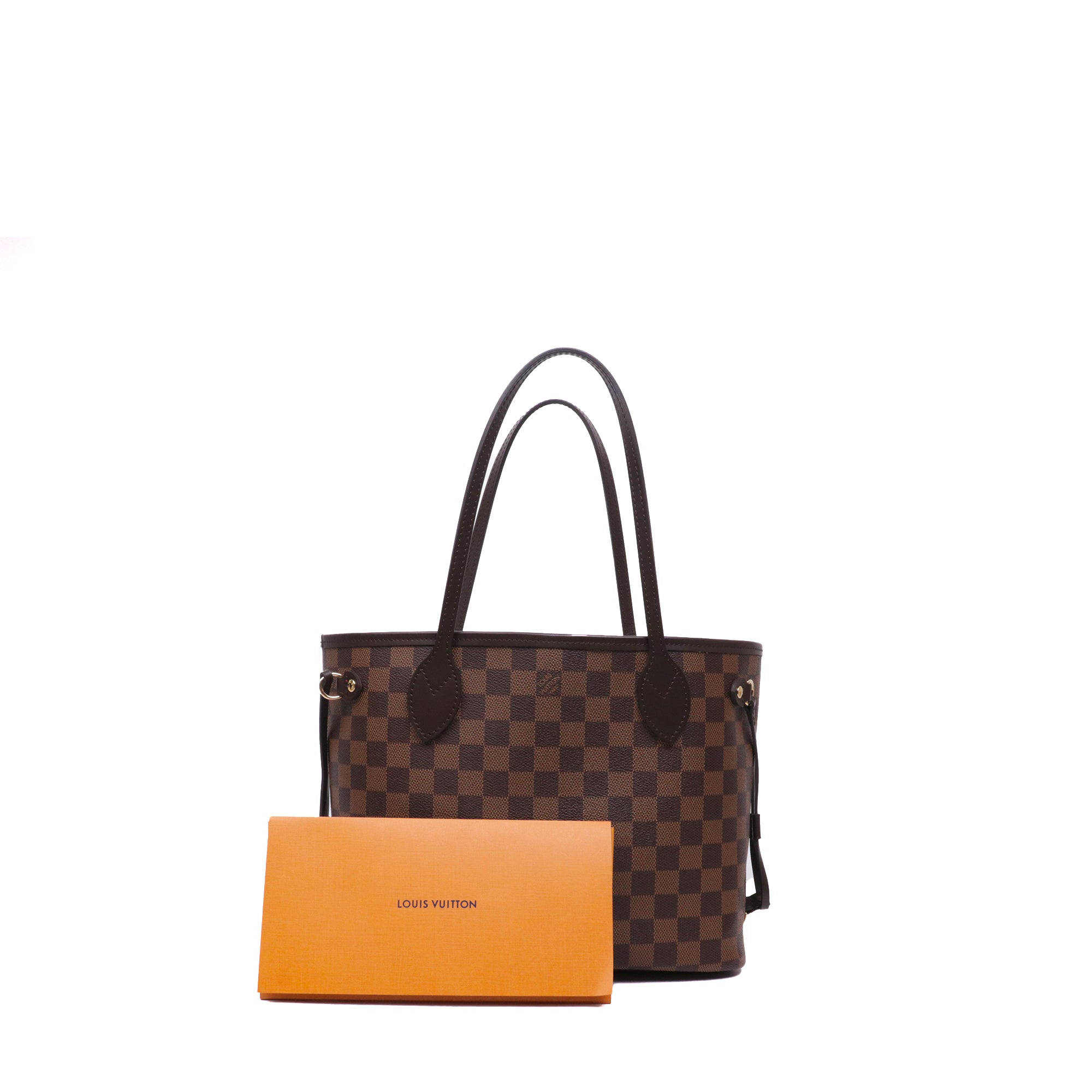LOUIS VUITTON - Sac cabas Neverfull PM Louis Vuitton en toile damier ébène