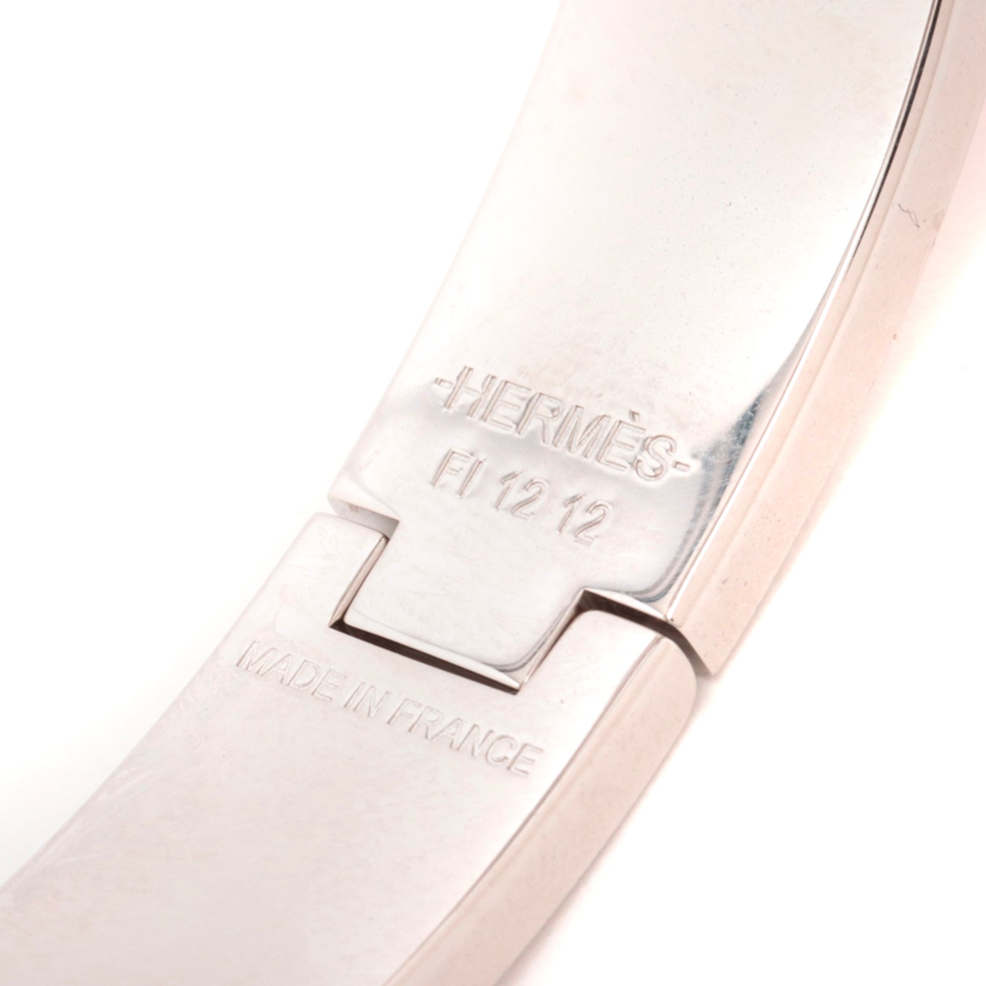 HERMÈS - Orange Clic H bracelet