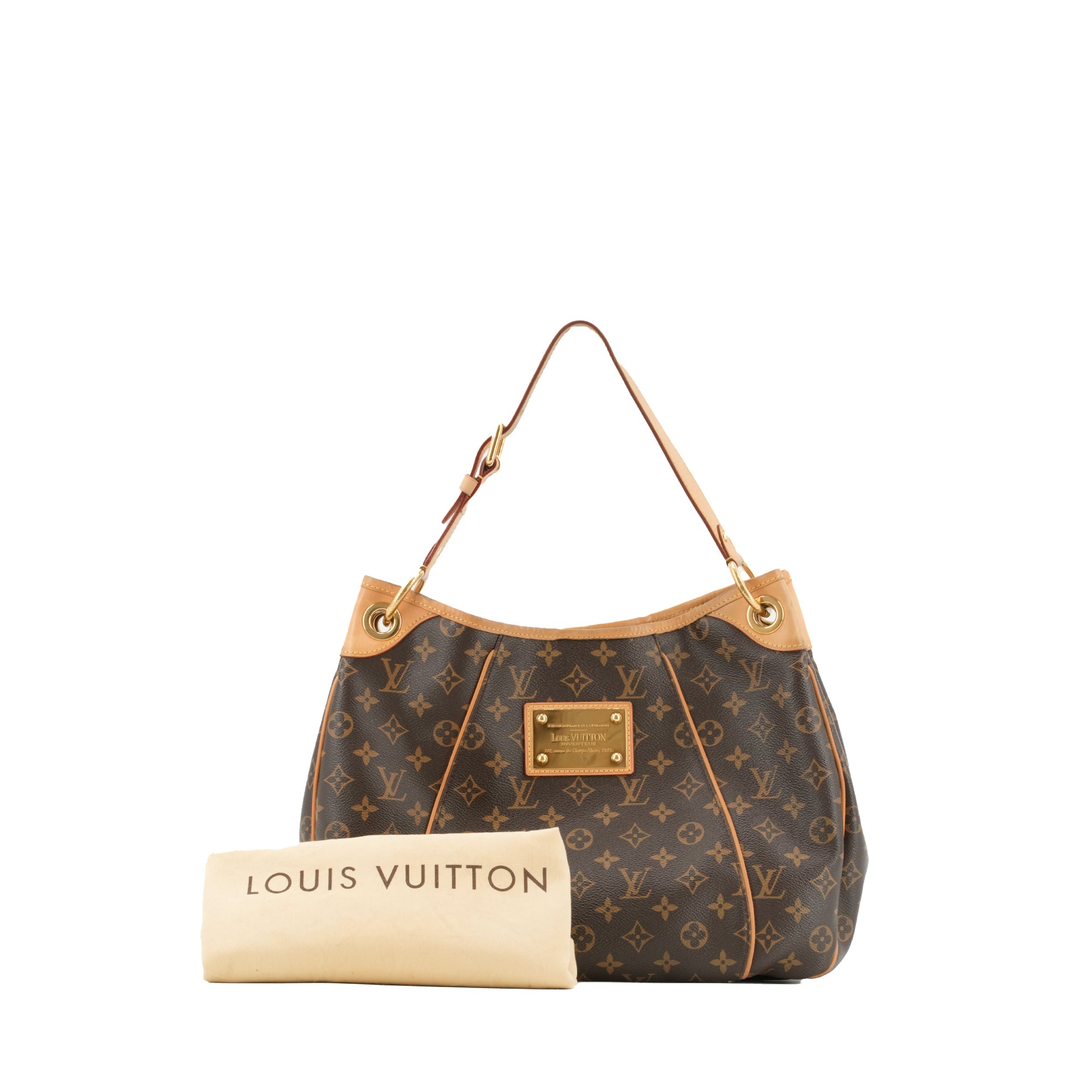 LOUIS VUITTON - Sac à épaule Galliera Louis Vuitton en toile monogrammée