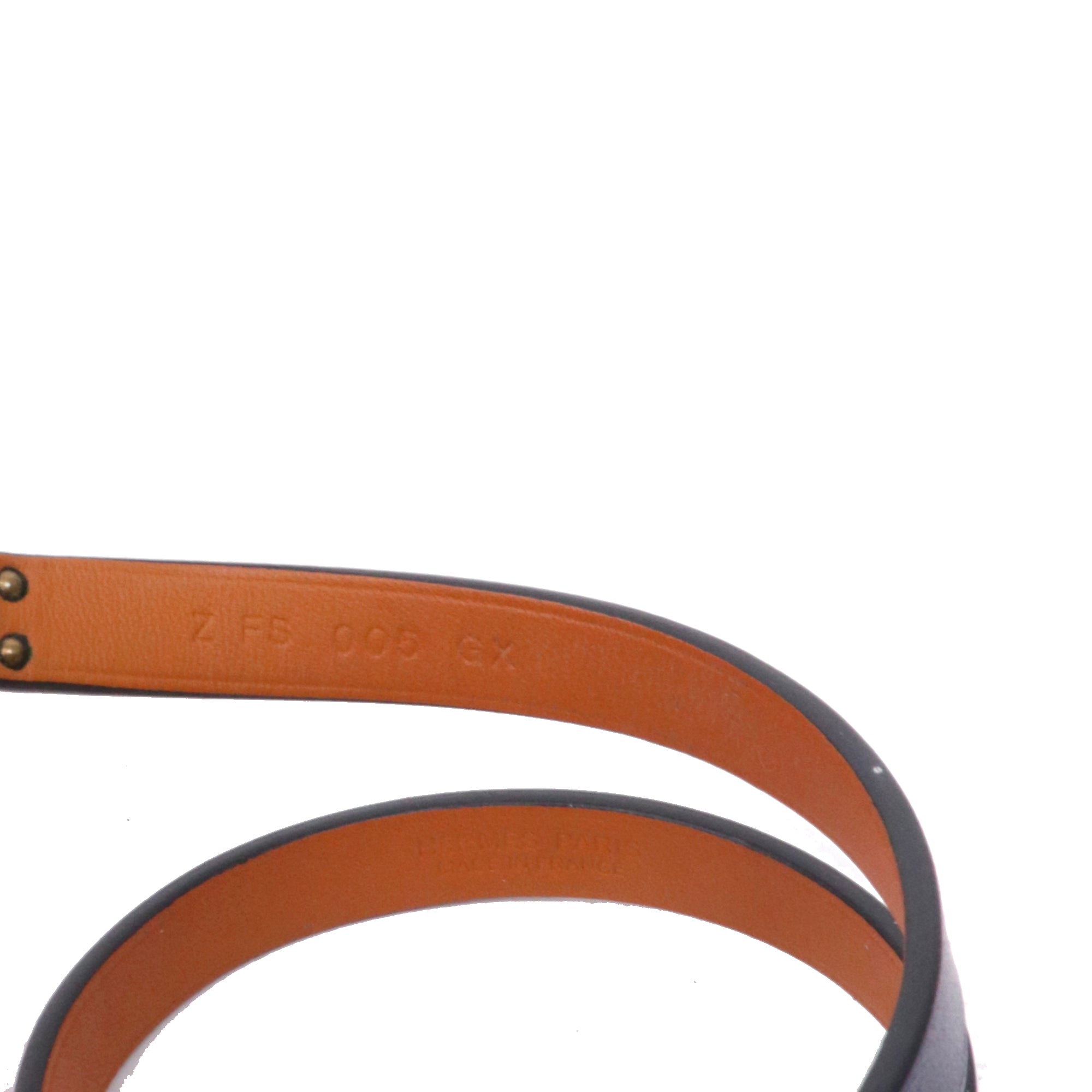 HERMÈS - Orange Clic H bracelet
