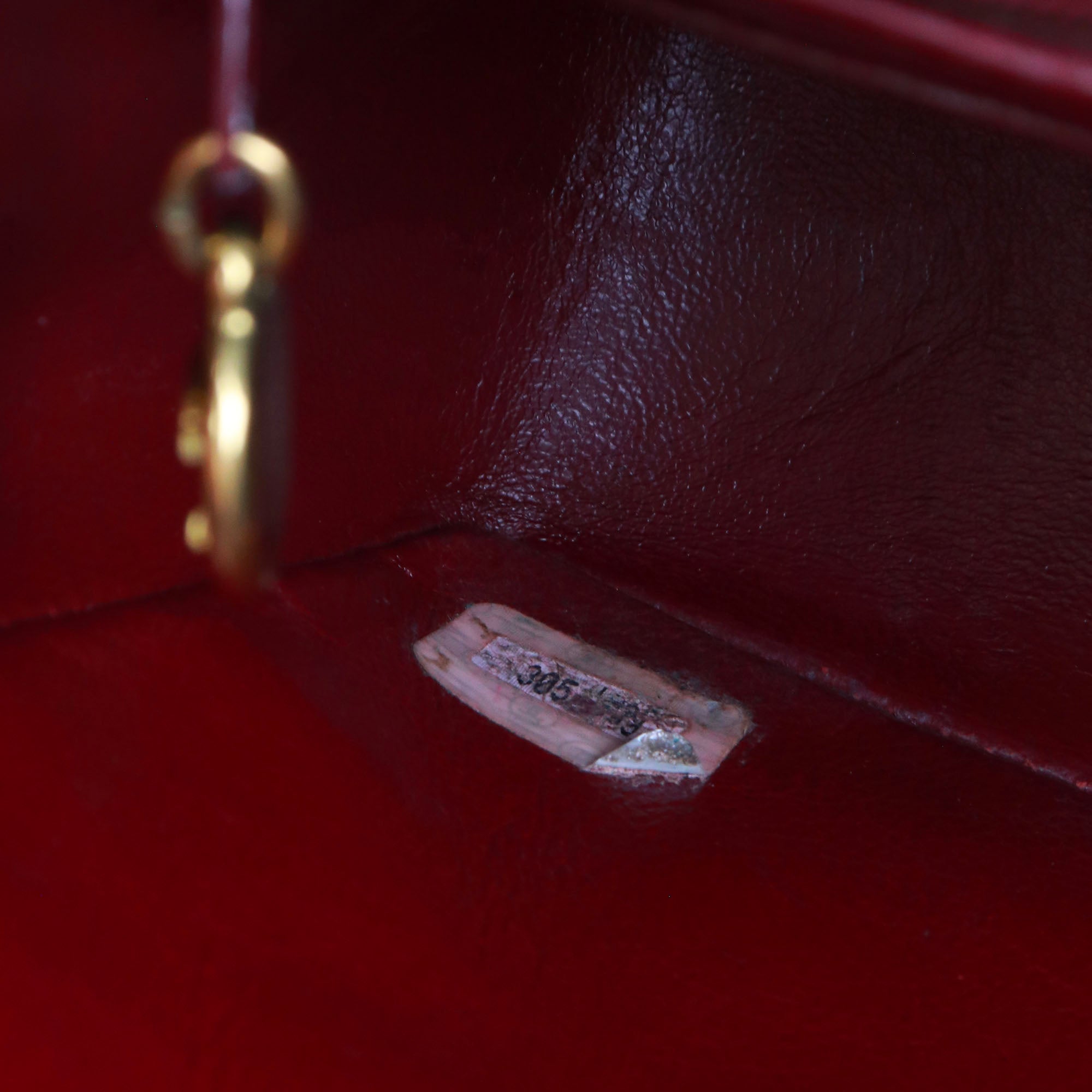 CHANEL - Sac à bandoulière Timeless/Classique Mini Square Chanel en cuir noir vintage