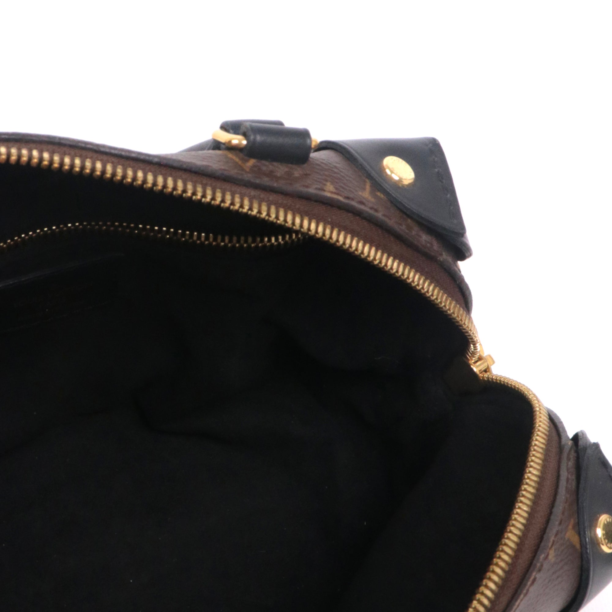 LOUIS VUITTON - Sac à bandoulière Petite Malle Souple Louis Vuitton en toile monogrammée