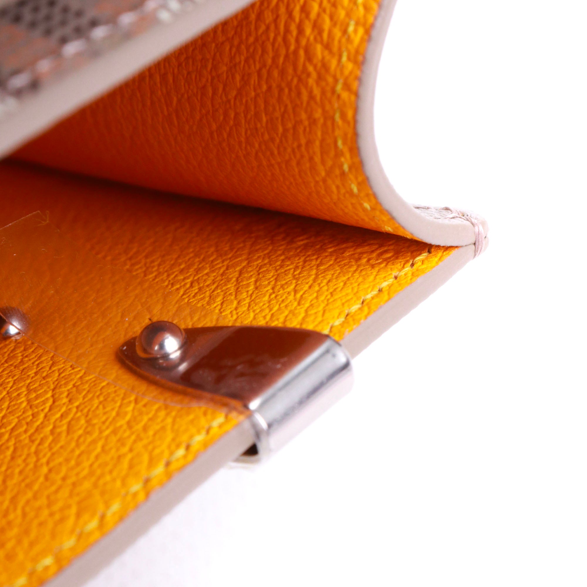 GOYARD - Saigon nano shoulder bag in pink leather