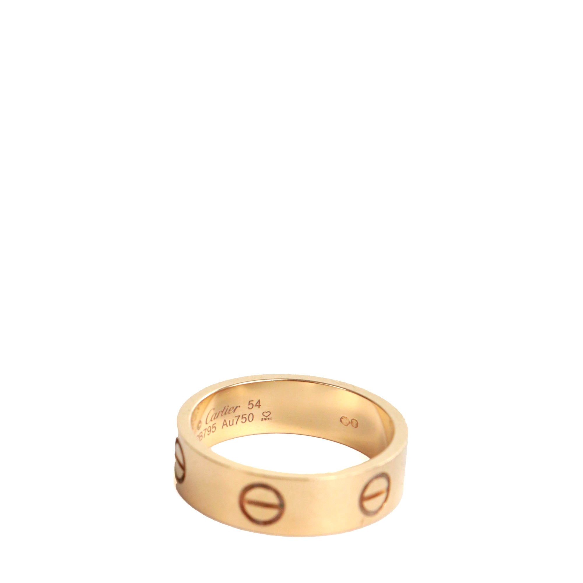 CARTIER - Love ring in pink gold with diamond (T51)