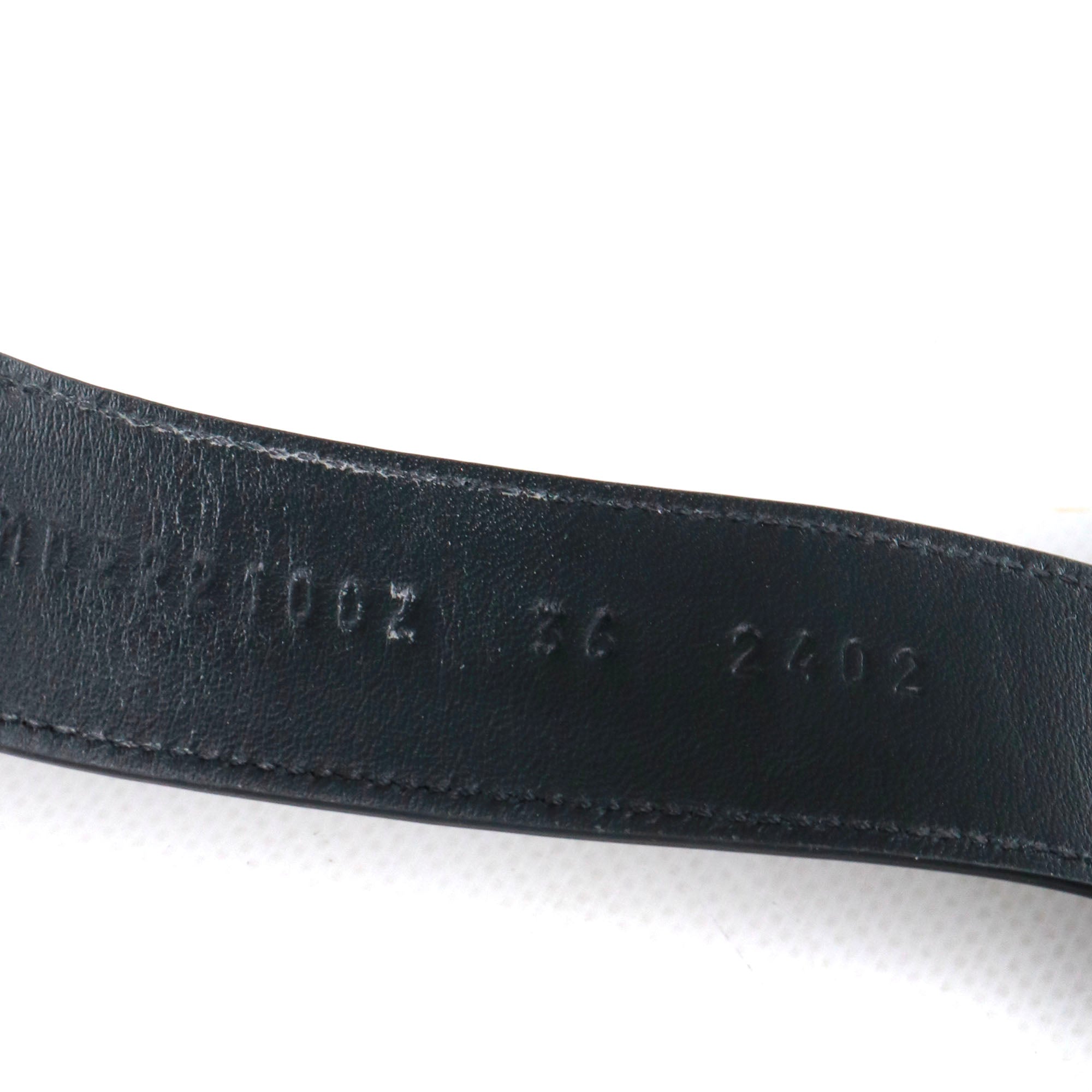HERMÈS - Chypre sandals in black smooth leather (T36)