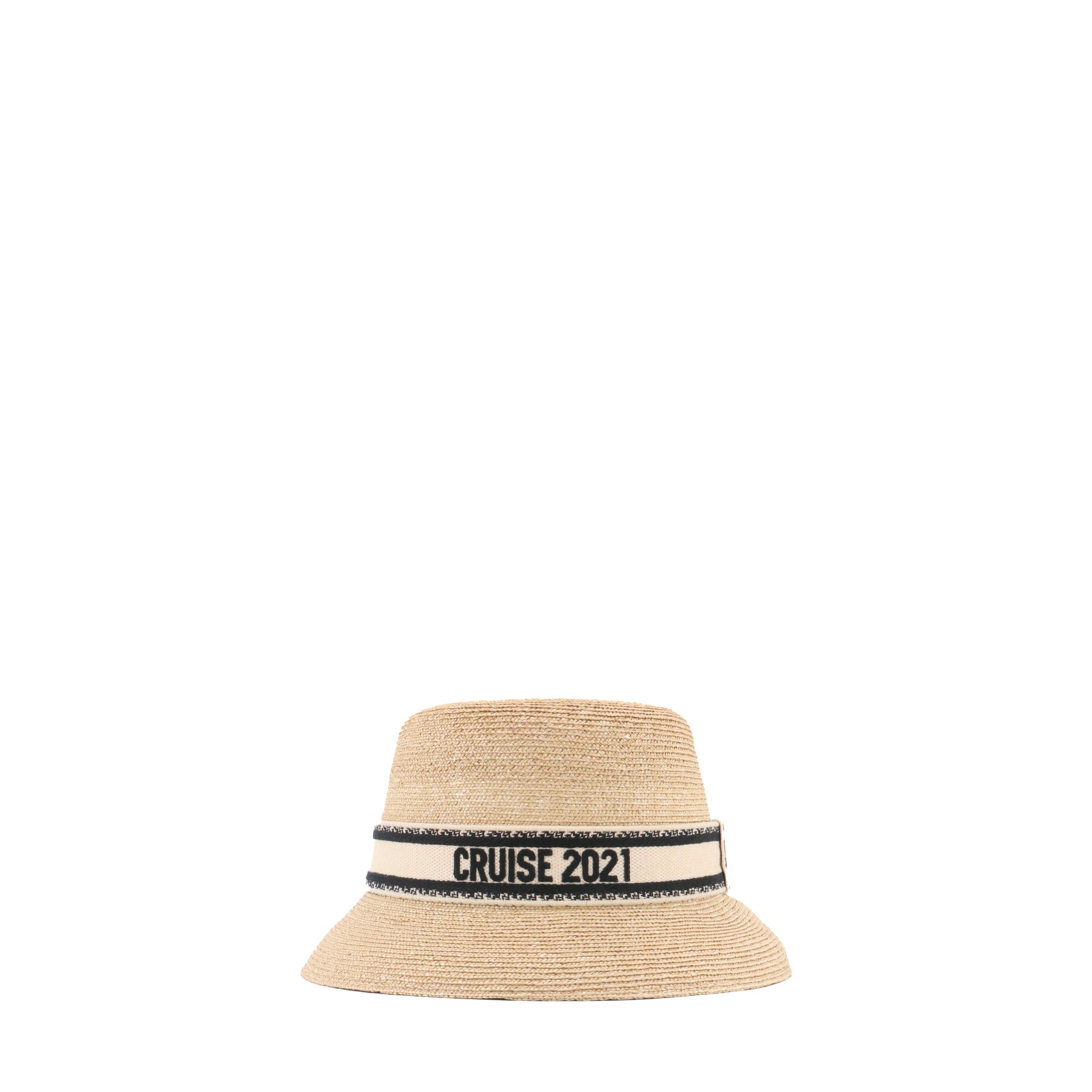 DIOR - Chapeau D-Bobby Dior en raphia édition Cruise 2021