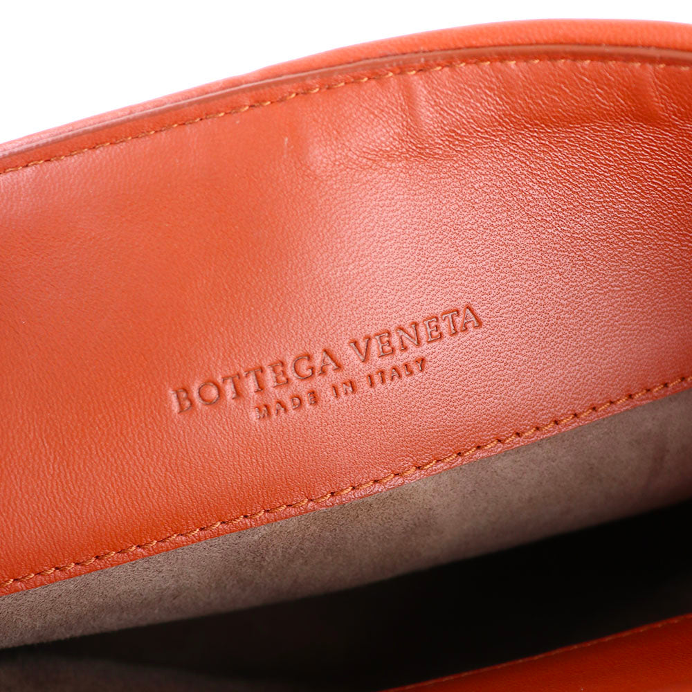 BOTTEGA VENETA - Sac à bandoulière Olimpia en cuir marron