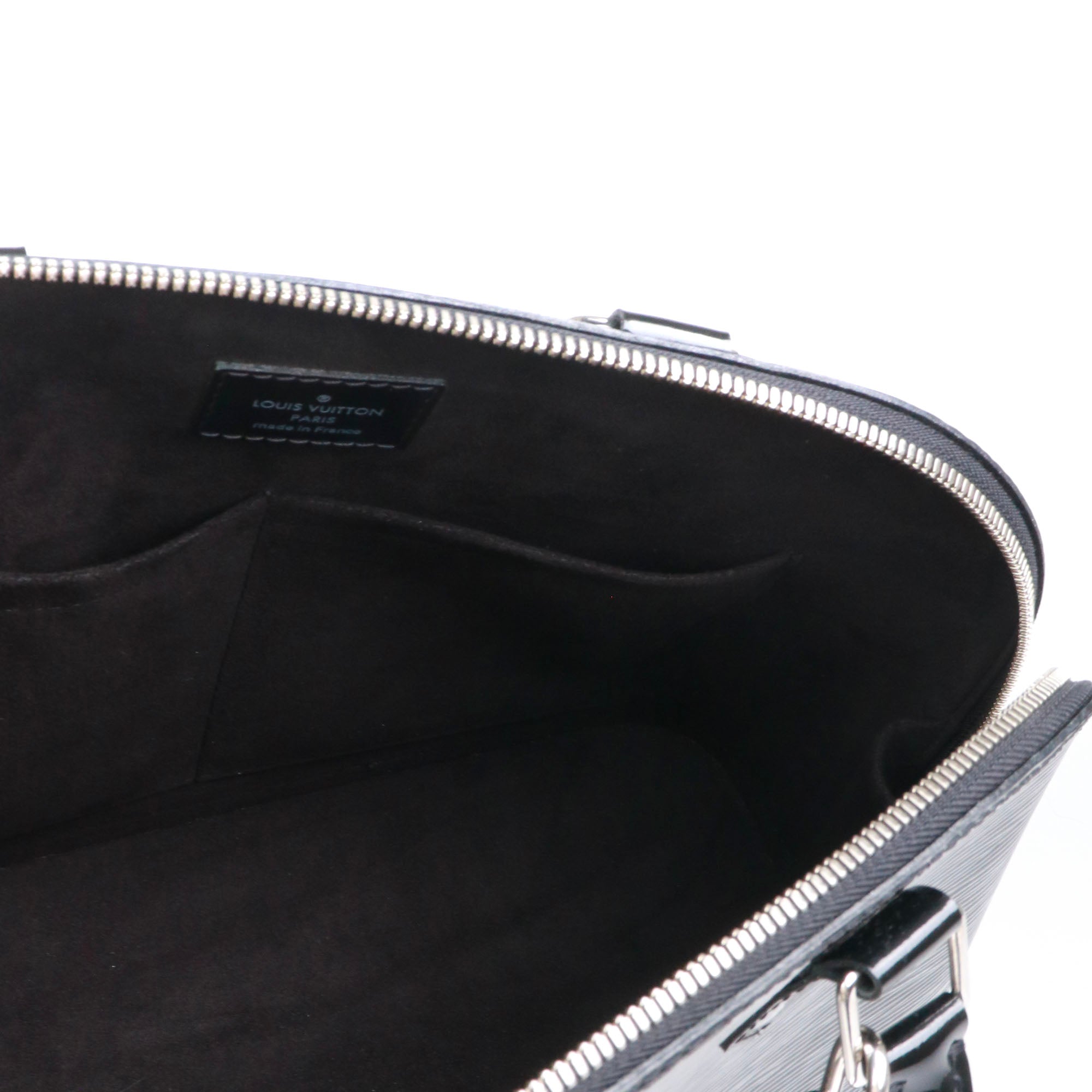 LOUIS VUITTON - Sac à main Alma PM Louis Vuitton en cuir épi verni noir