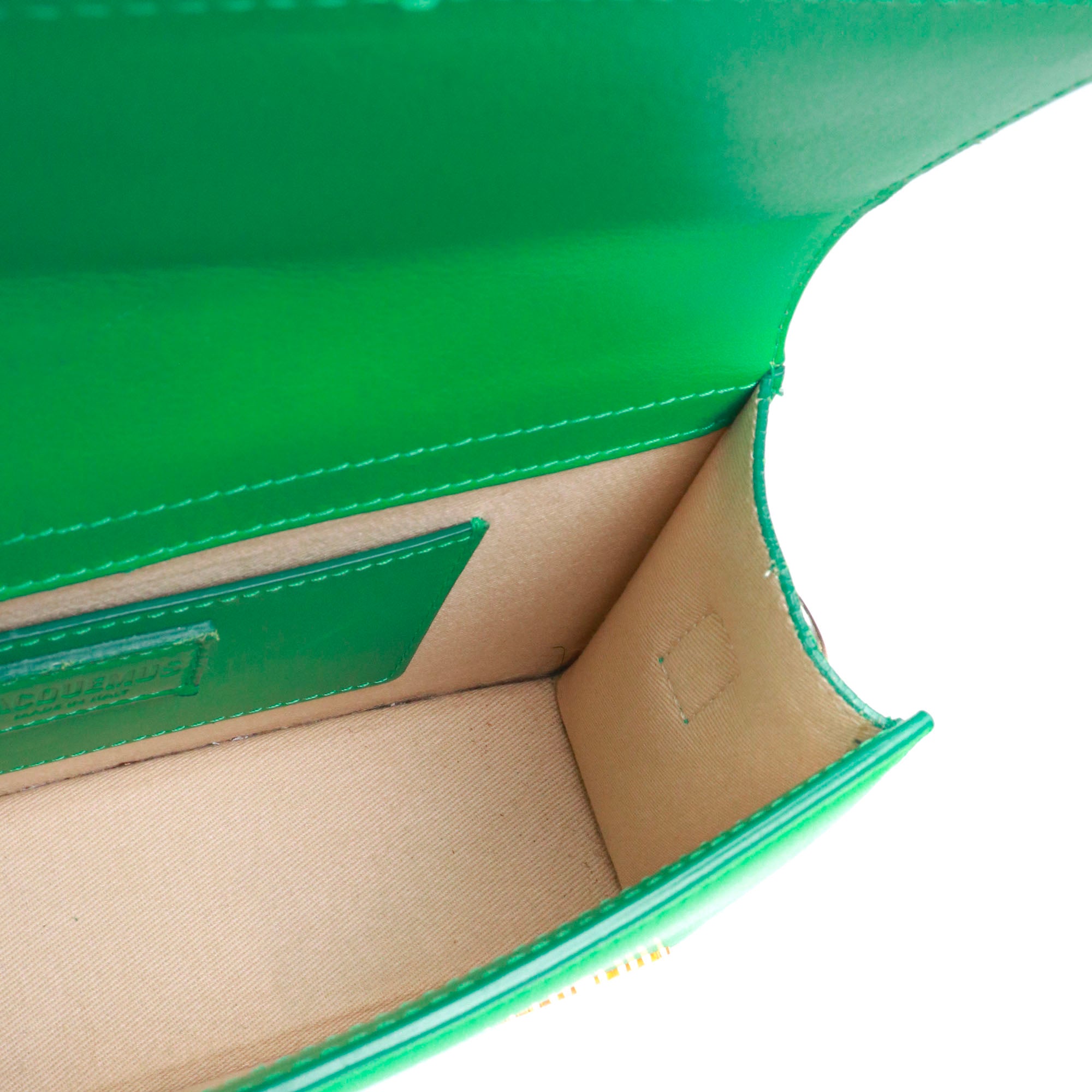 JACQUEMUS - Sac à bandoulière Le Grand Bambino Jacquemus en cuir vert