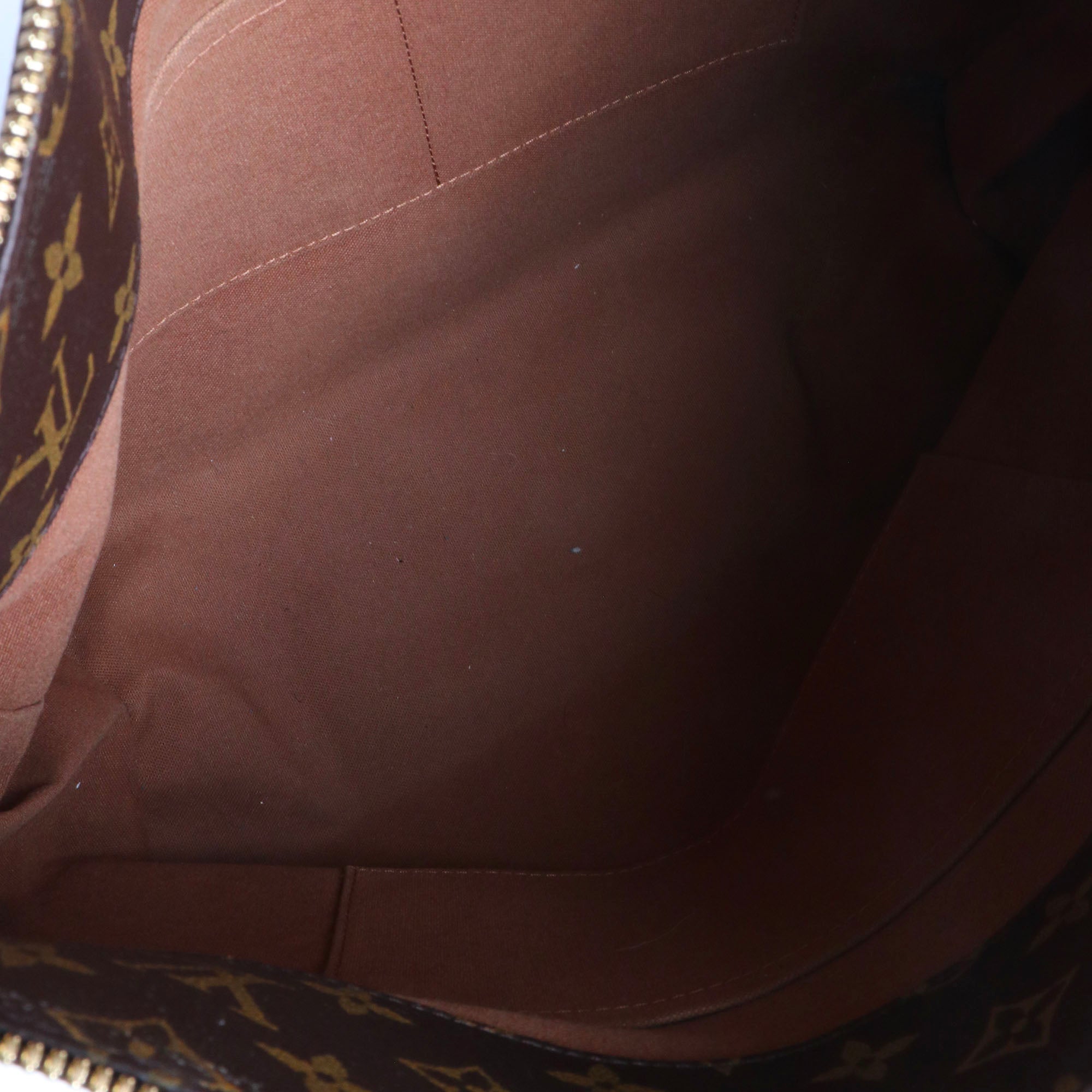 LOUIS VUITTON - Sac cabas Sully Louis Vuitton en toile enduite monogrammée marron