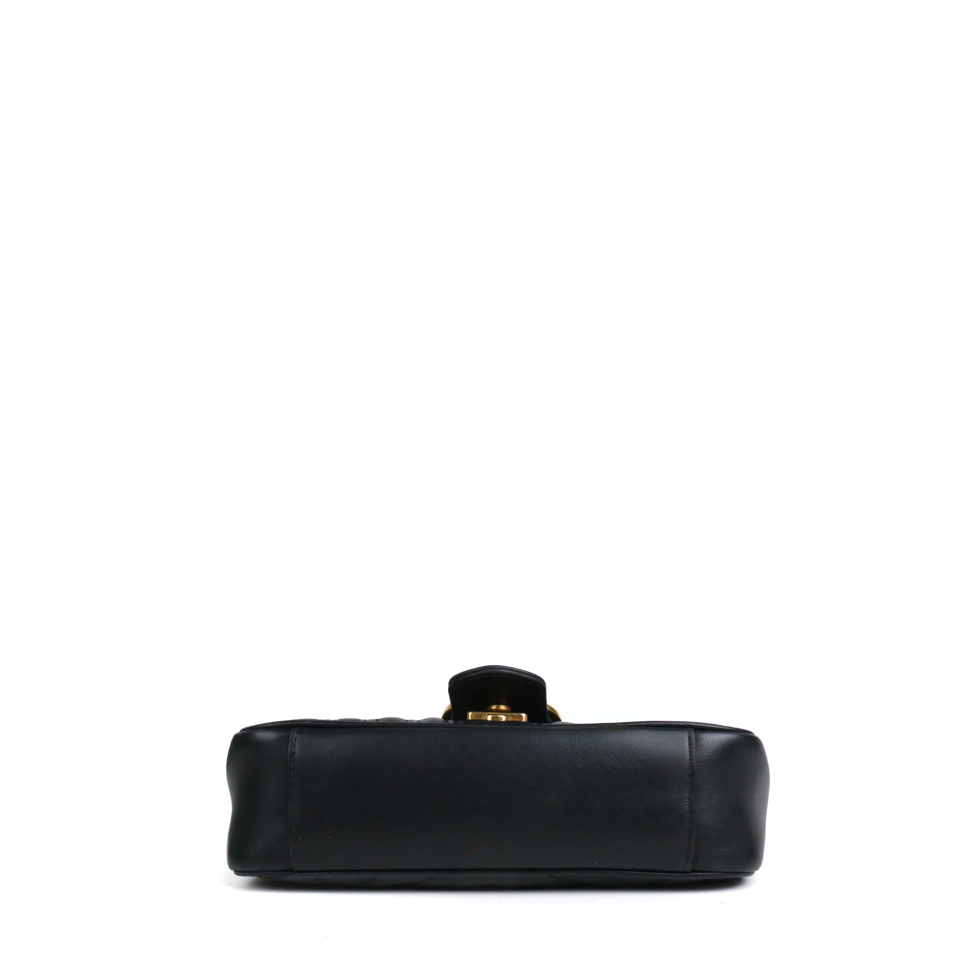 GUCCI - GG Marmont Small Size shoulder bag in black leather