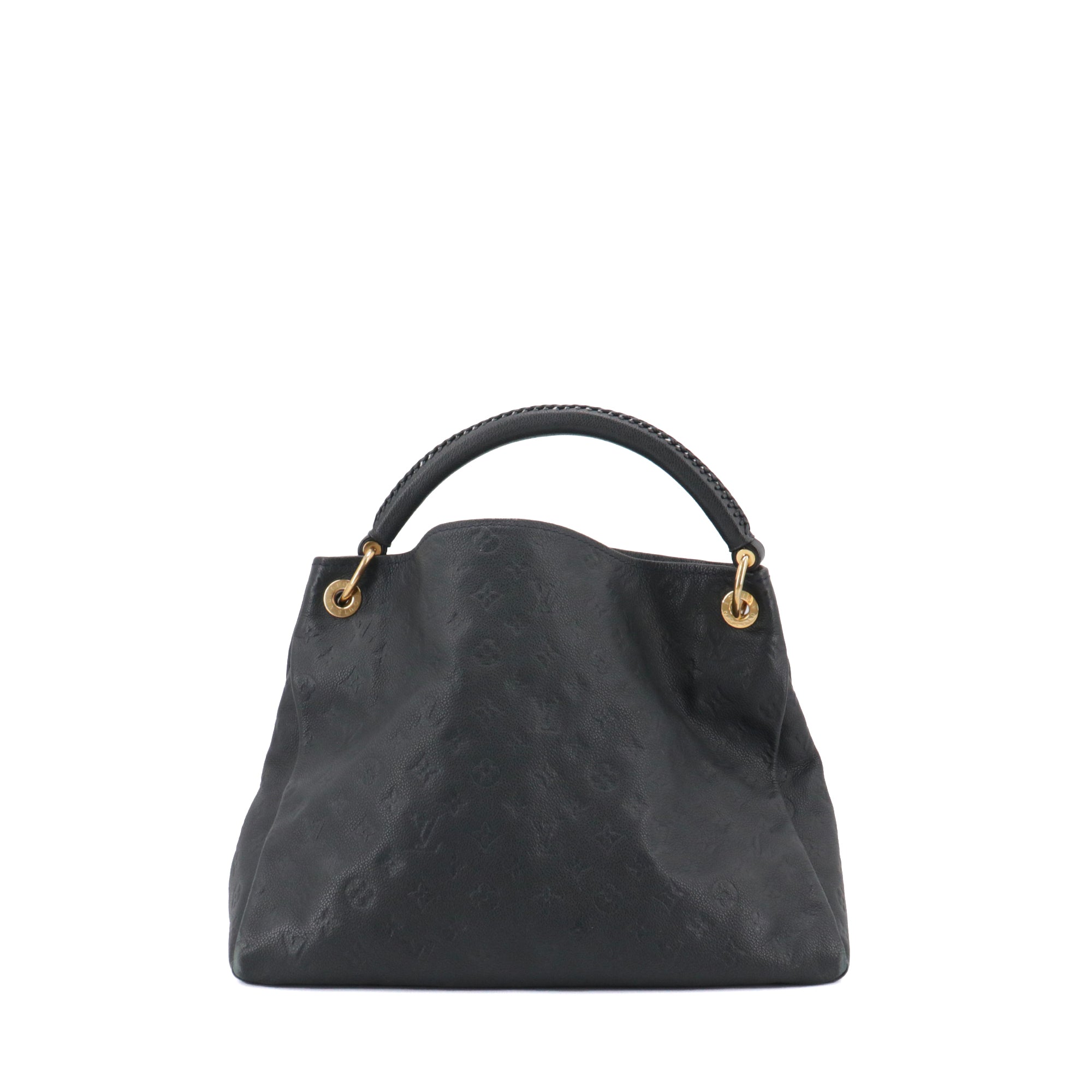 LOUIS VUITTON - Sac cabas Artsy MM Louis Vuitton en cuir empreinte bleu marine