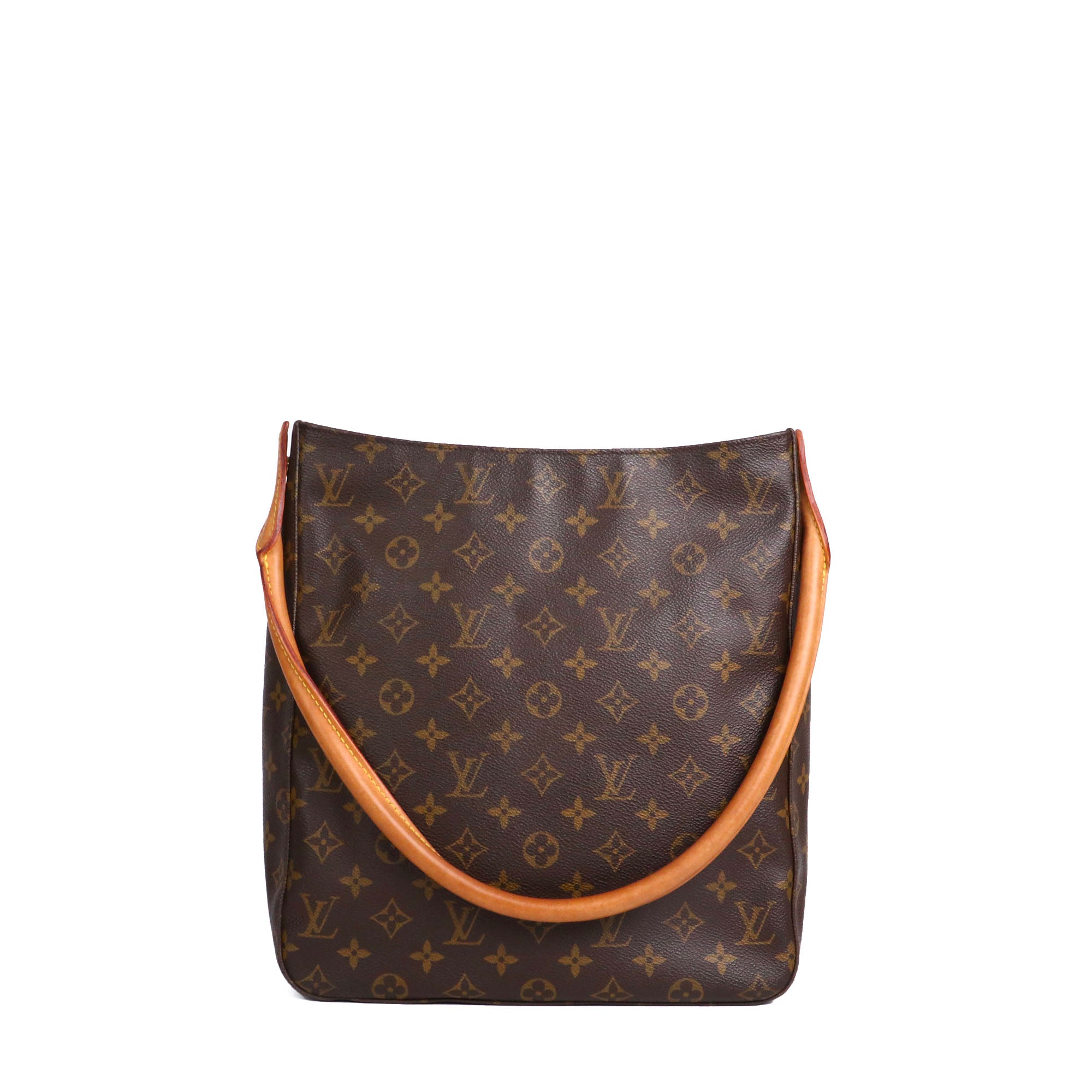 LOUIS VUITTON - Sac à main Looping Louis Vuitton en toile monogrammée vintage