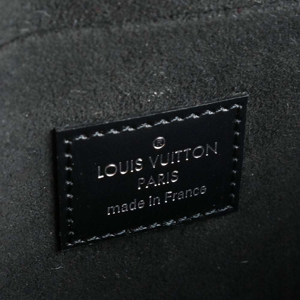 LOUIS VUITTON - Pochette Felicie en cuir épi noir