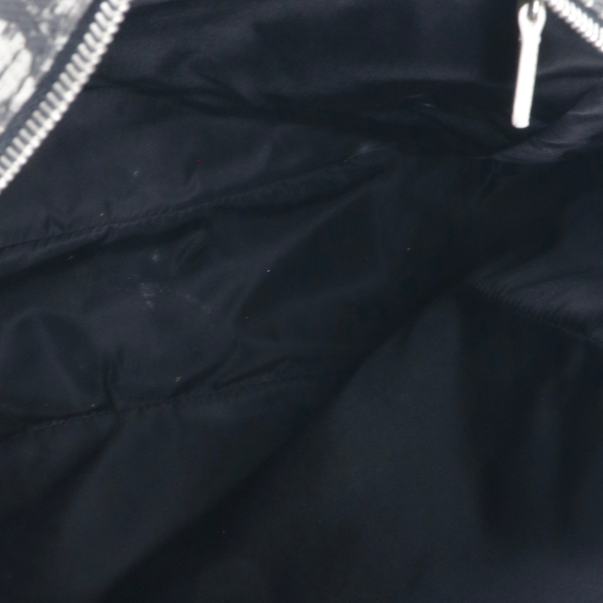DIOR - Sac à bandoulière Dior en toile noire et blanche vintage