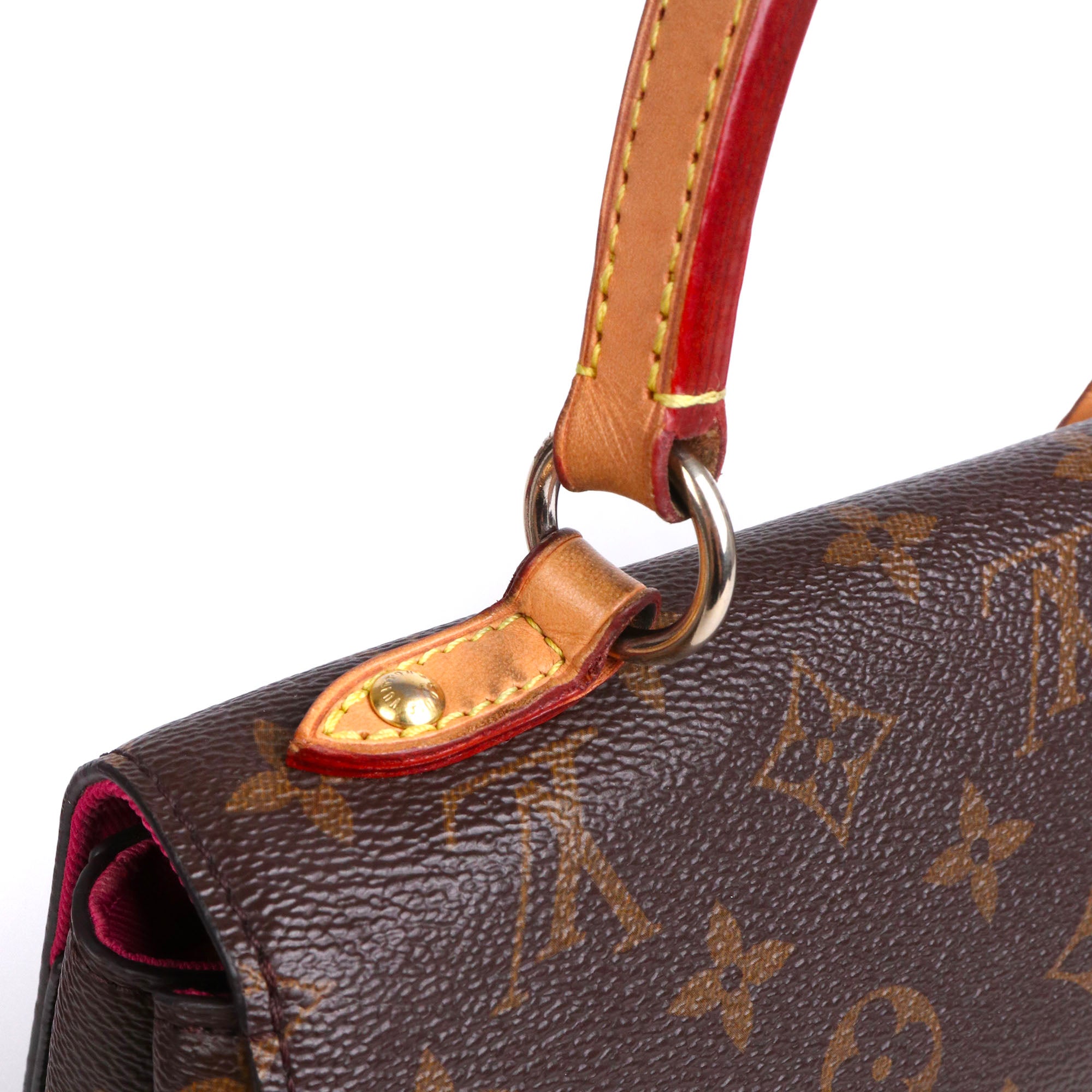 LOUIS VUITTON - Sac à main Cluny BB Louis Vuitton en toile monogrammée marron