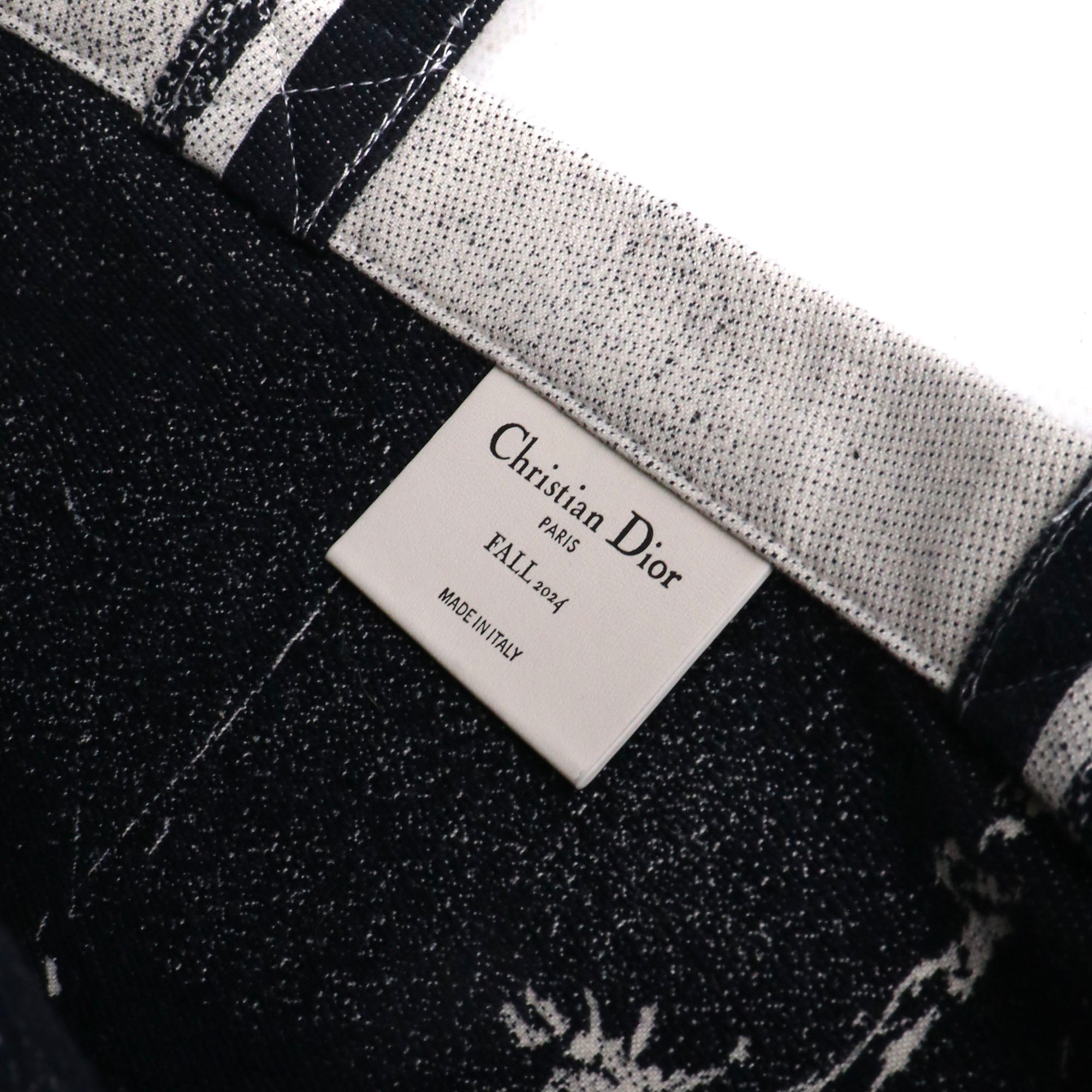 DIOR - Totebag Dior en coton bleu marine