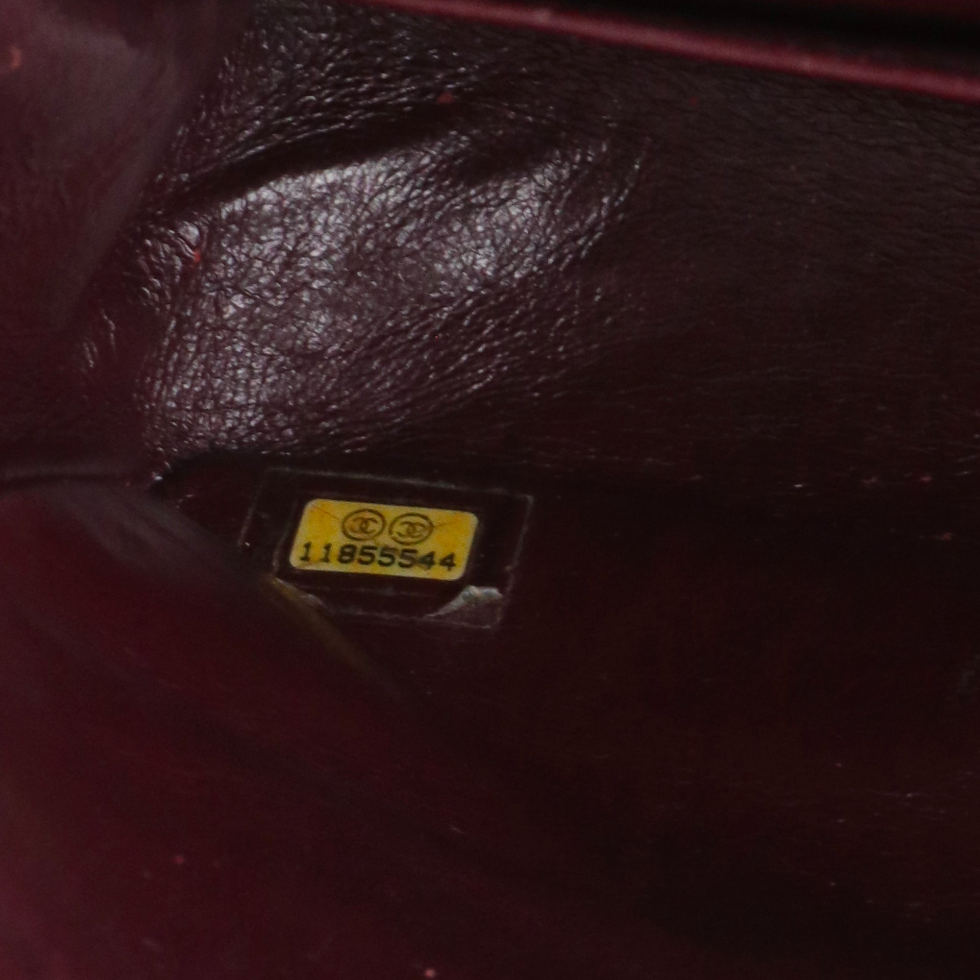 CHANEL - Sac à main Timeless/Classique Chanel 11.12 double flap Chanel en cuir lisse noir