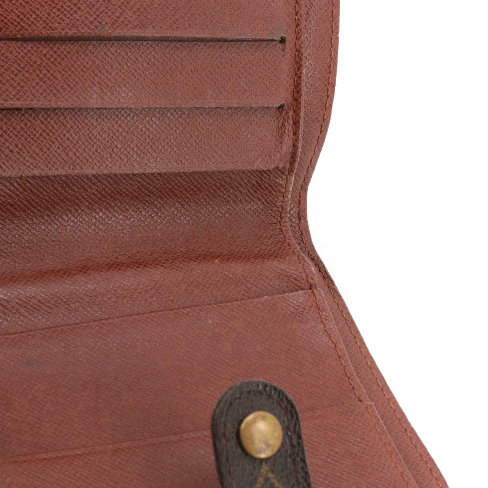 LOUIS VUITTON - Porte-monnaie Louis Vuitton en toile monogrammée