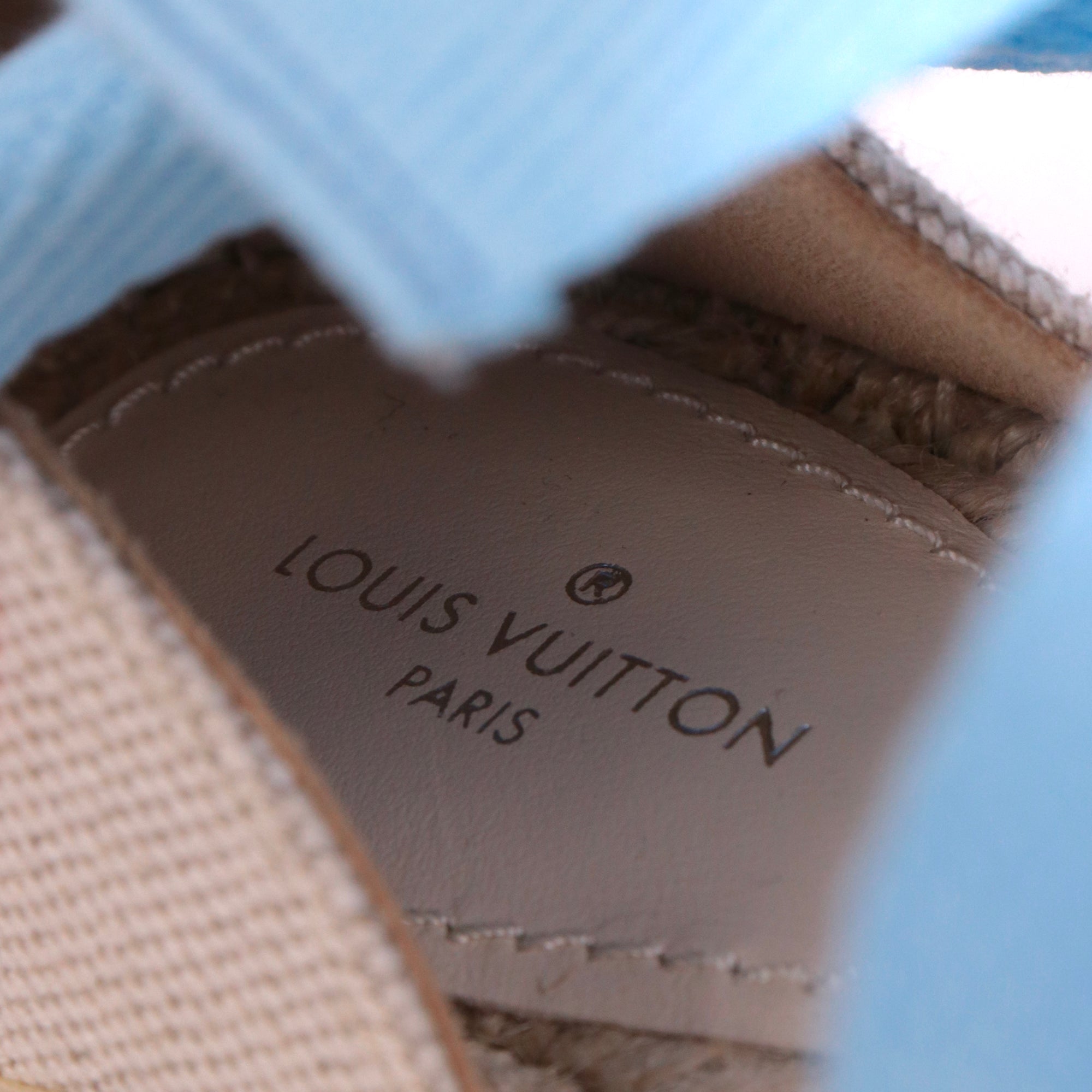 LOUIS VUITTON - Espadrilles Starboard Louis Vuitton en toile monogrammée orange (T38)
