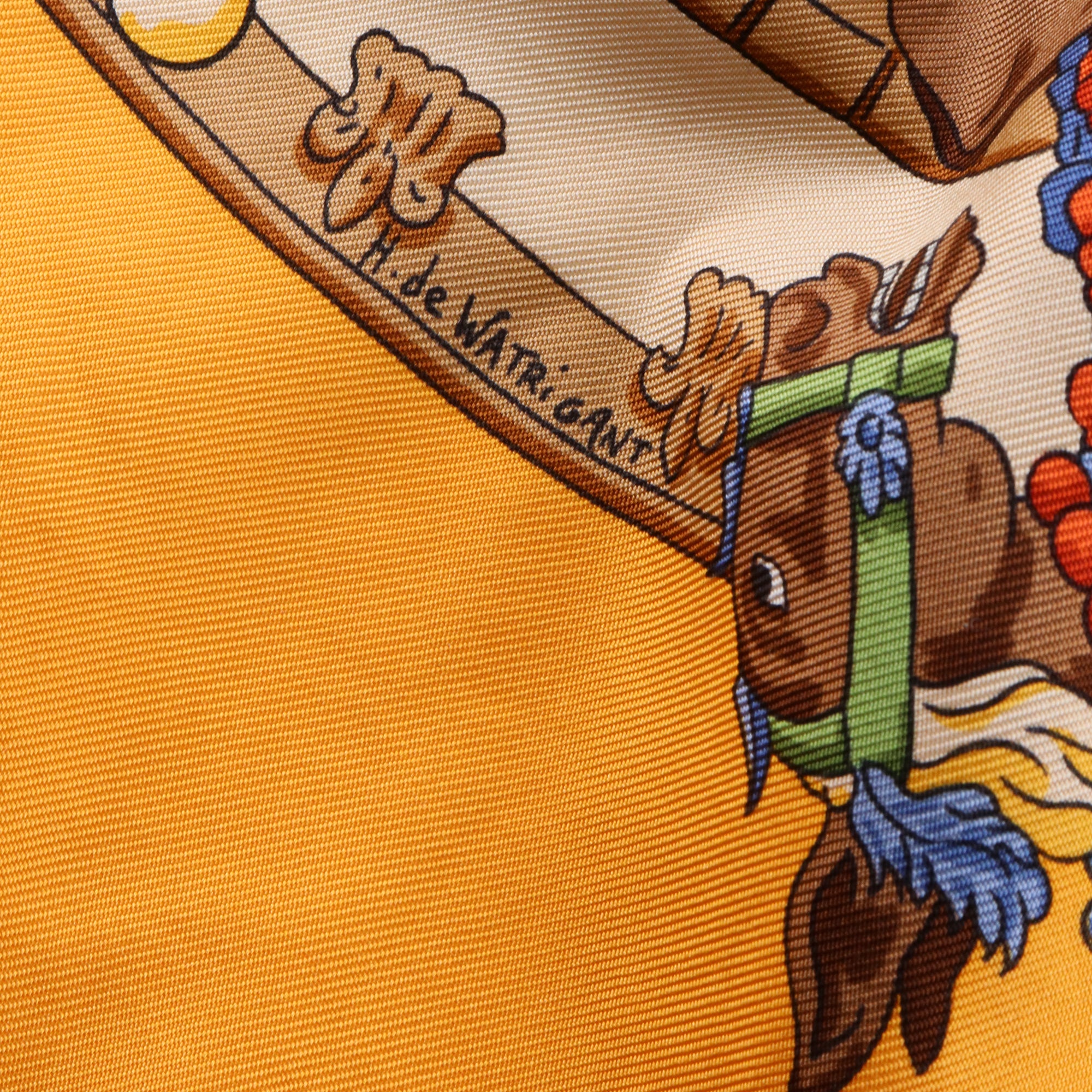 HERMÈS - Square 90 in silk