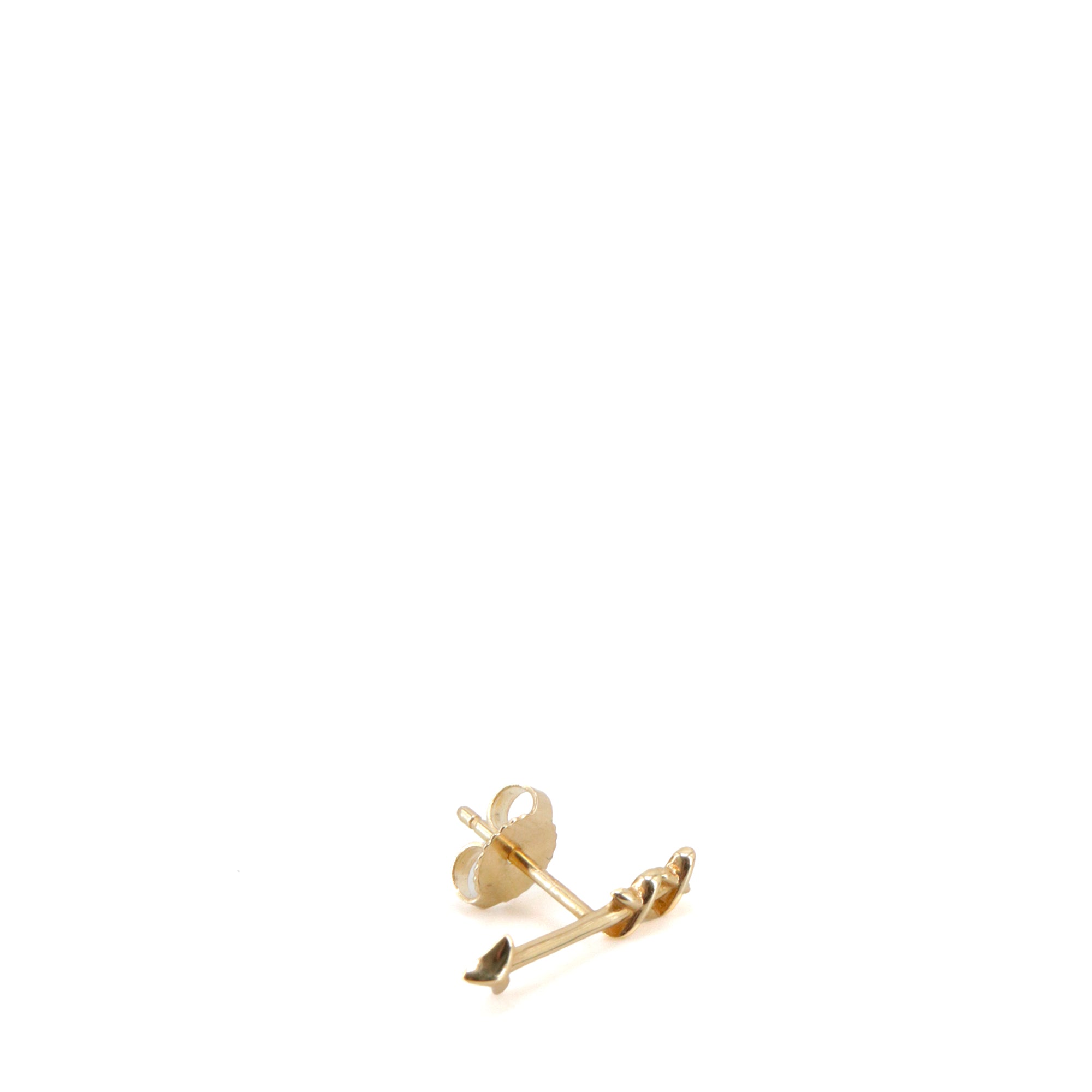 TIFFANY & CO - Mono boucle d'oreille Flèche Tiffany & Co en or jaune