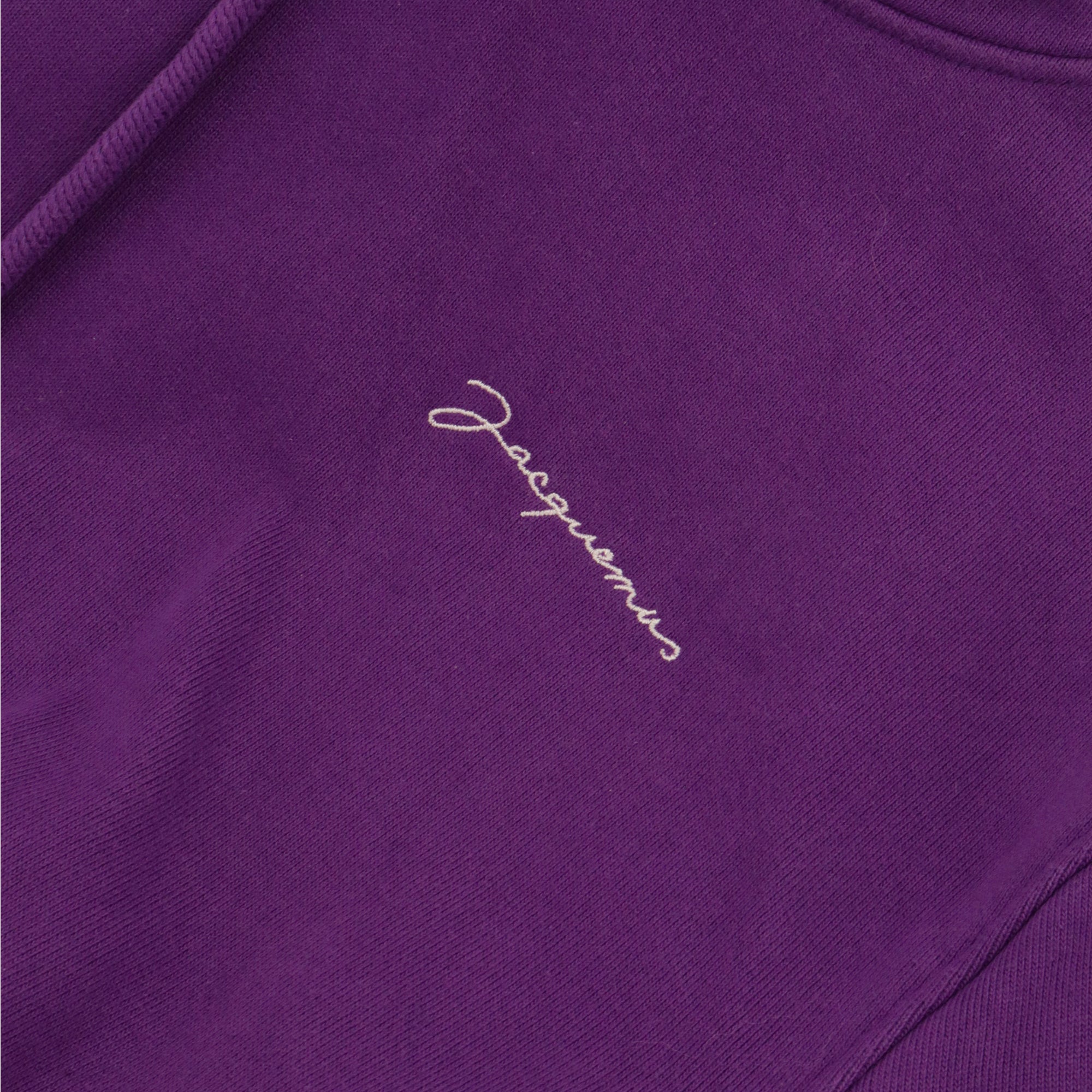 JACQUEMUS - Sweatshirt brodé Jacquemus en coton violet (S)