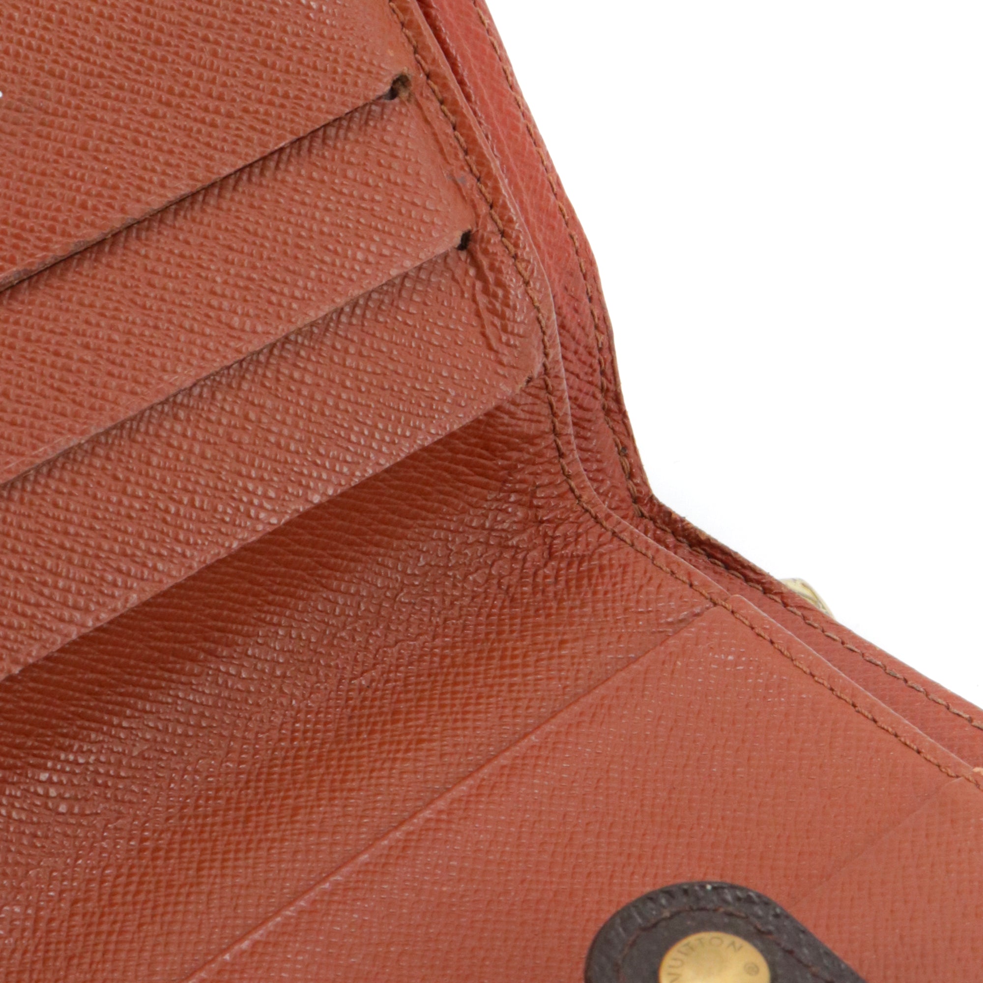 LOUIS VUITTON - Porte-monnaie Louis Vuitton en toile monogrammée