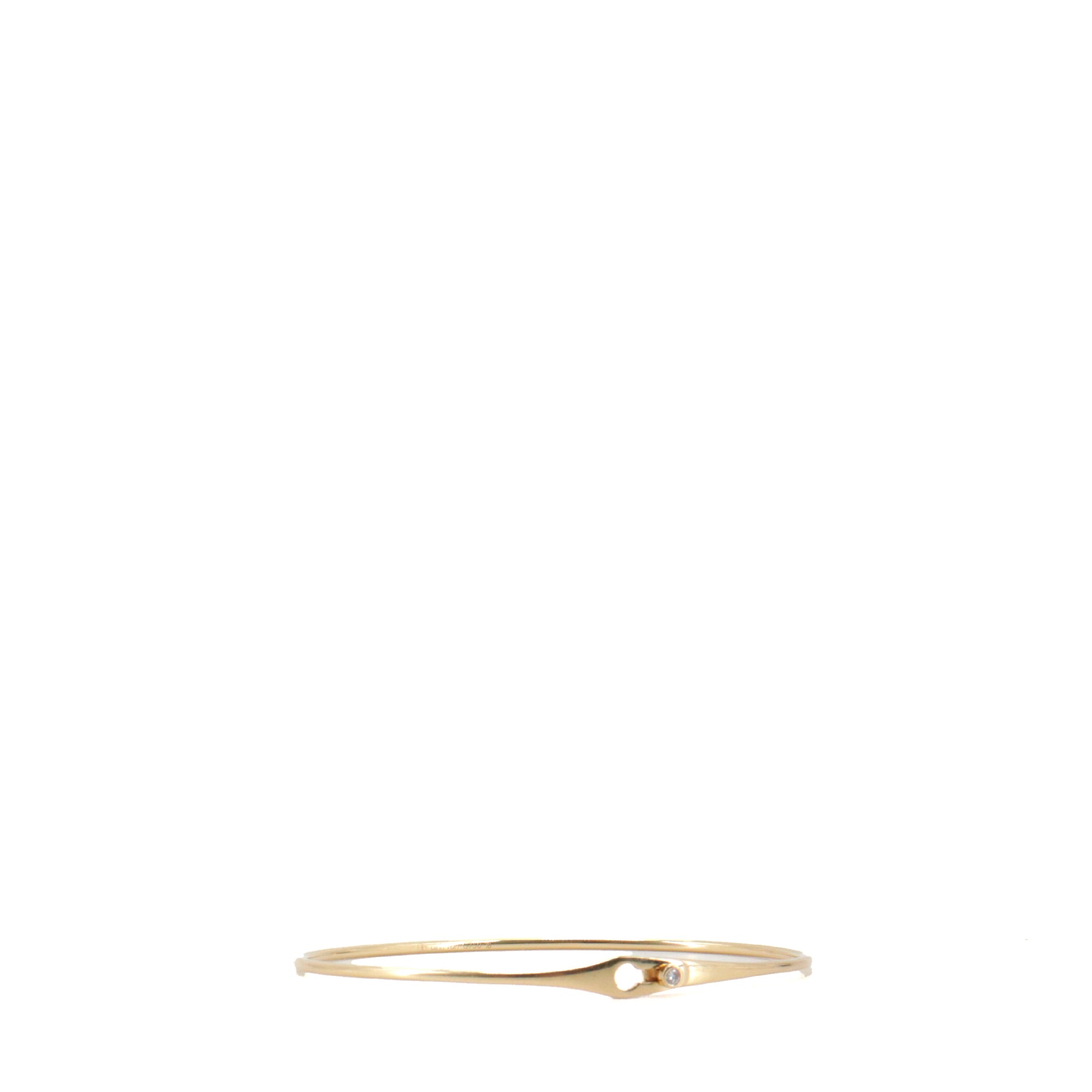 DINH VAN - Dinh Van Lock Bangle Bracelet in yellow gold