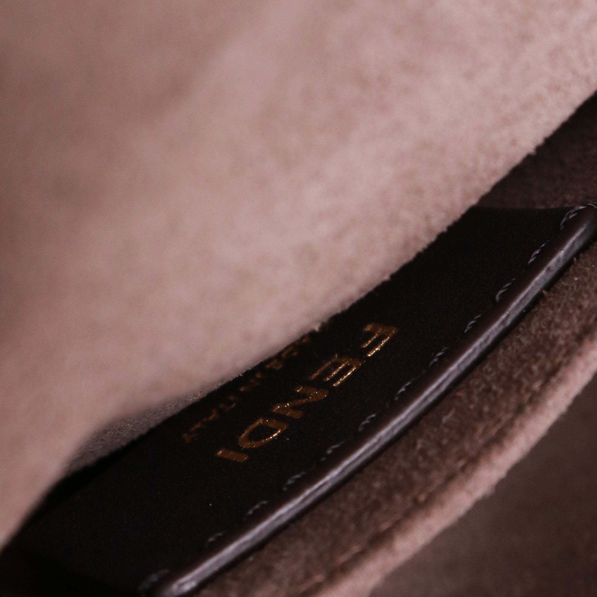 FENDI - Sac à bandoulière Double F mini Fendi en toile enduite monogrammée marron