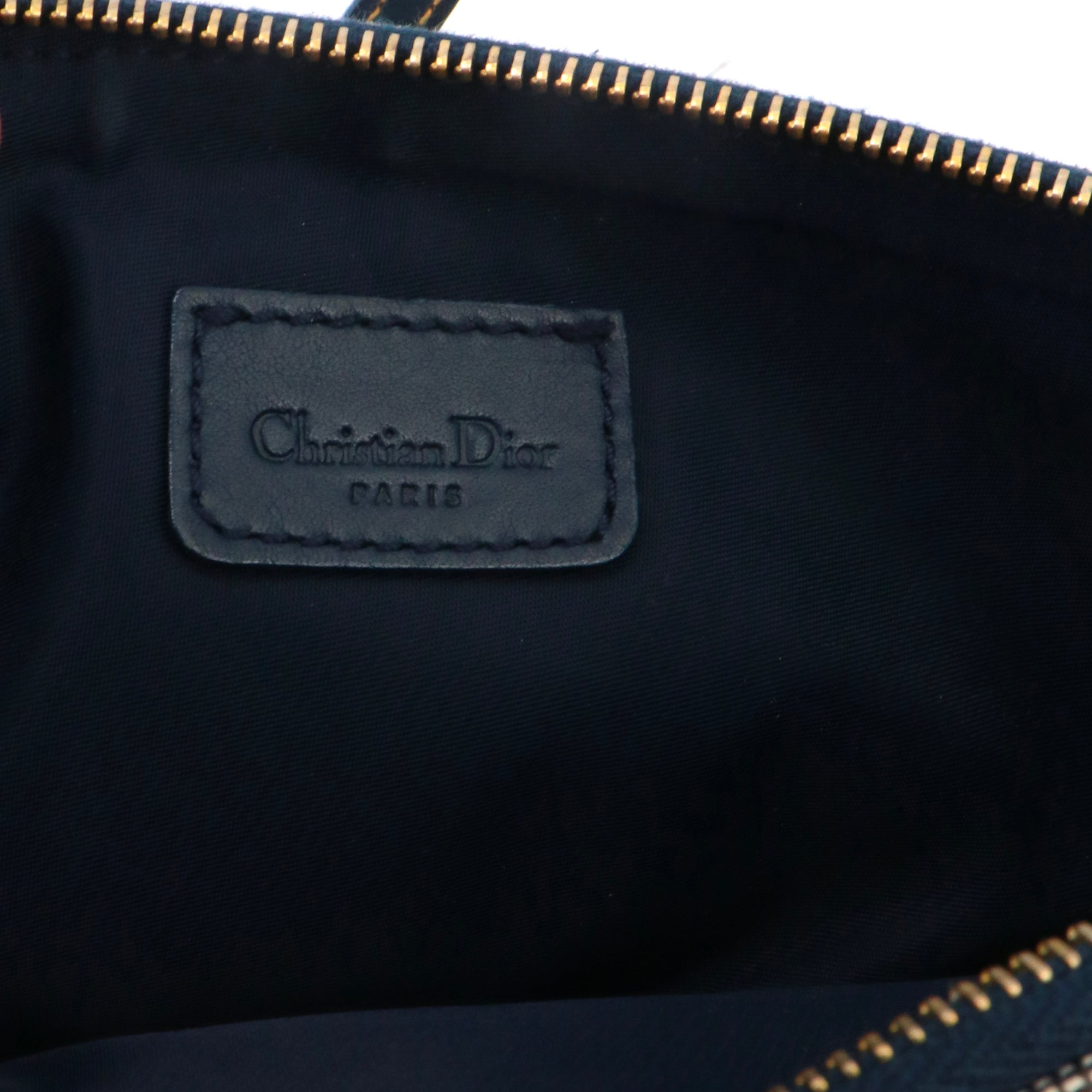 DIOR - Sac à épaule Saddle small Dior en toile monogrammée vintage