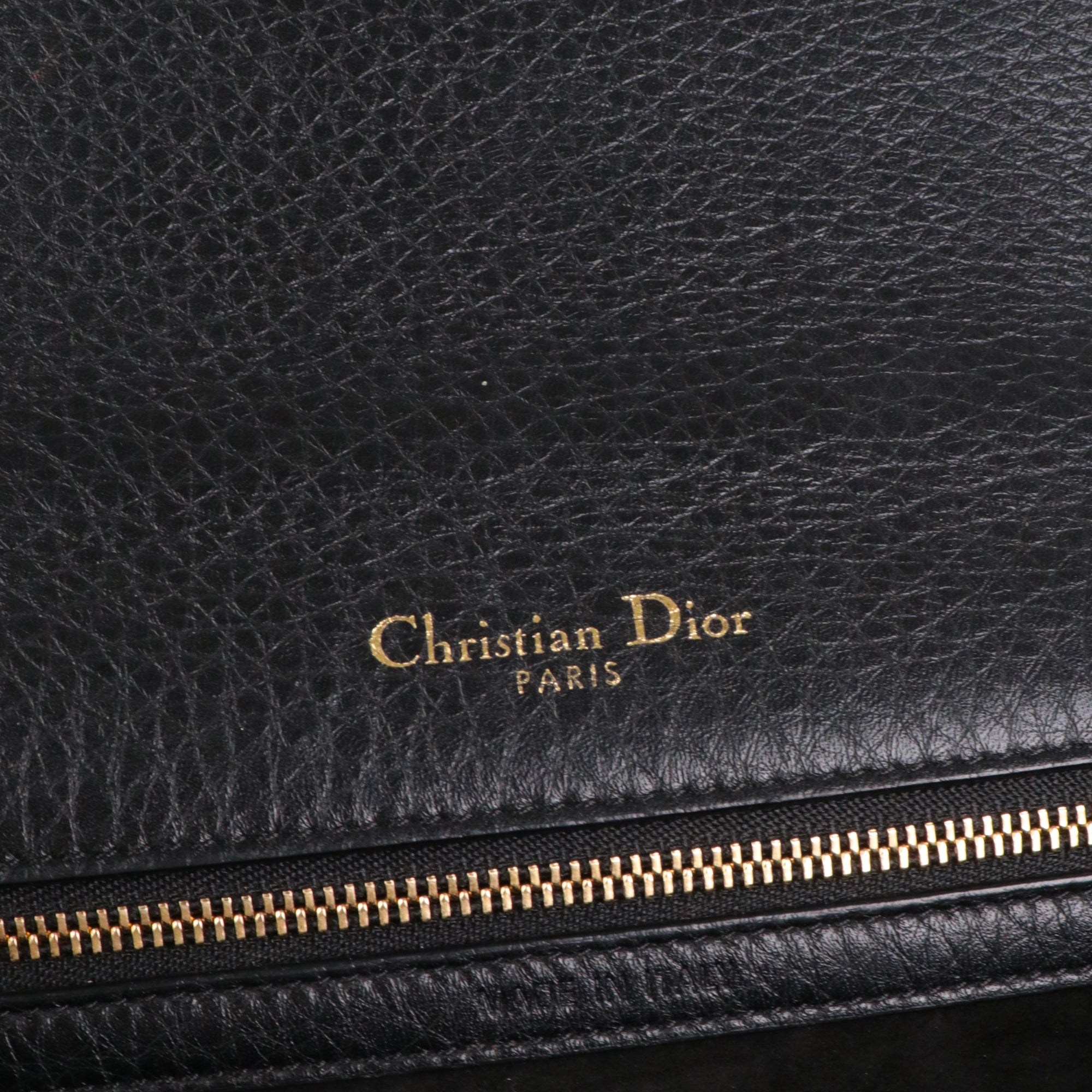 DIOR - Sac à bandoulière Diorama Dior en cuir grainé noir