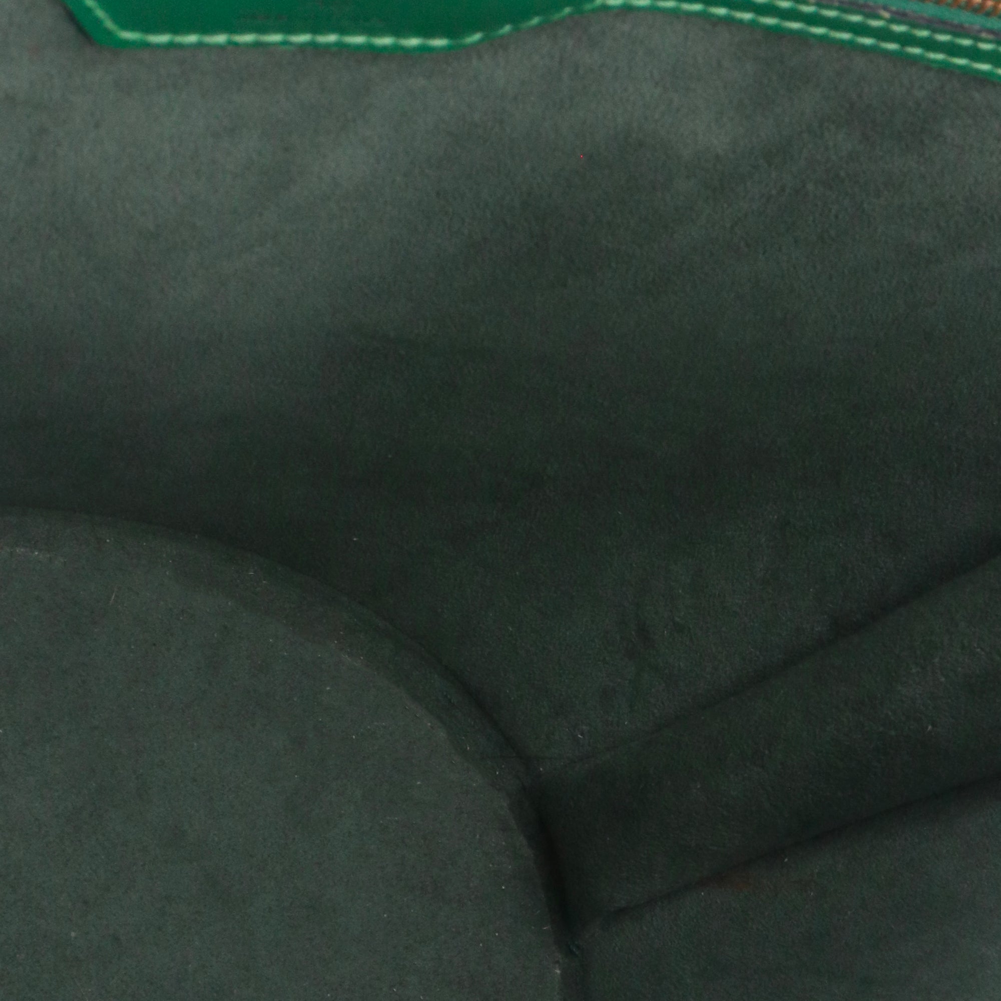 LOUIS VUITTON - Sac à main Saint Jacques Louis Vuitton en cuir épi vert