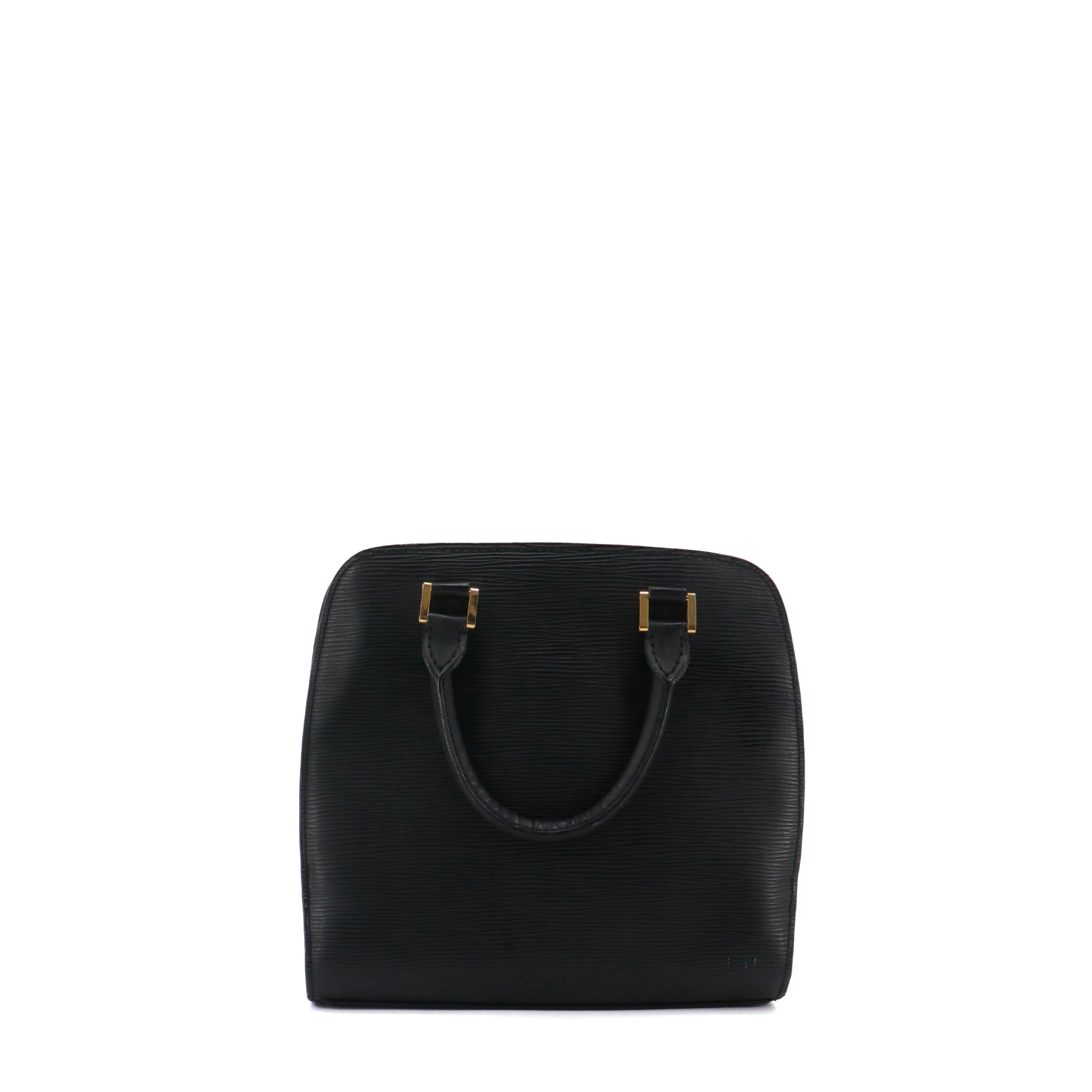 LOUIS VUITTON - Sac à main Pont Neuf Louis Vuitton en cuir épi noir